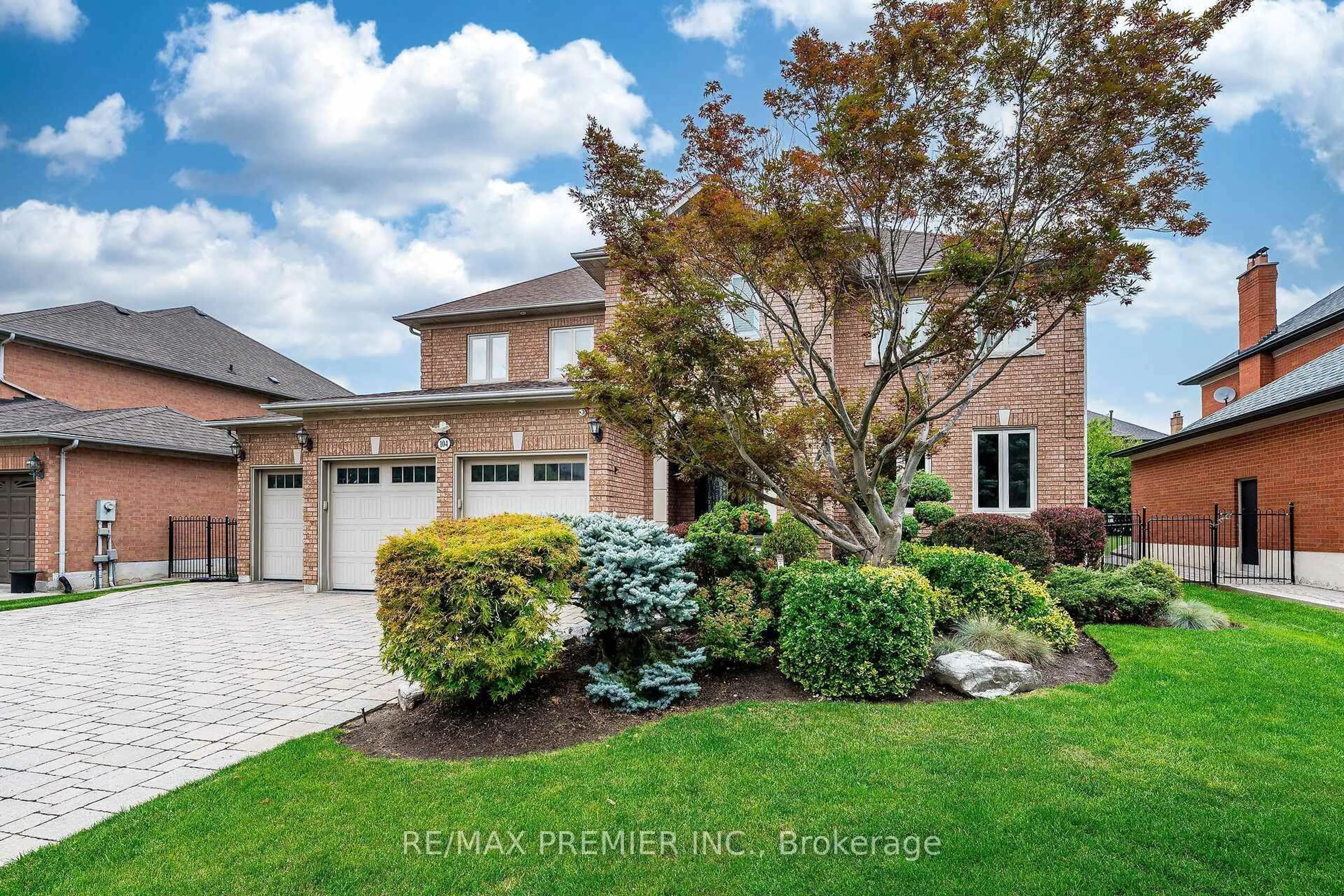 Home with brick exterior material, street for 104 Cartwright Blvd, Vaughan Ontario L4L 8J8