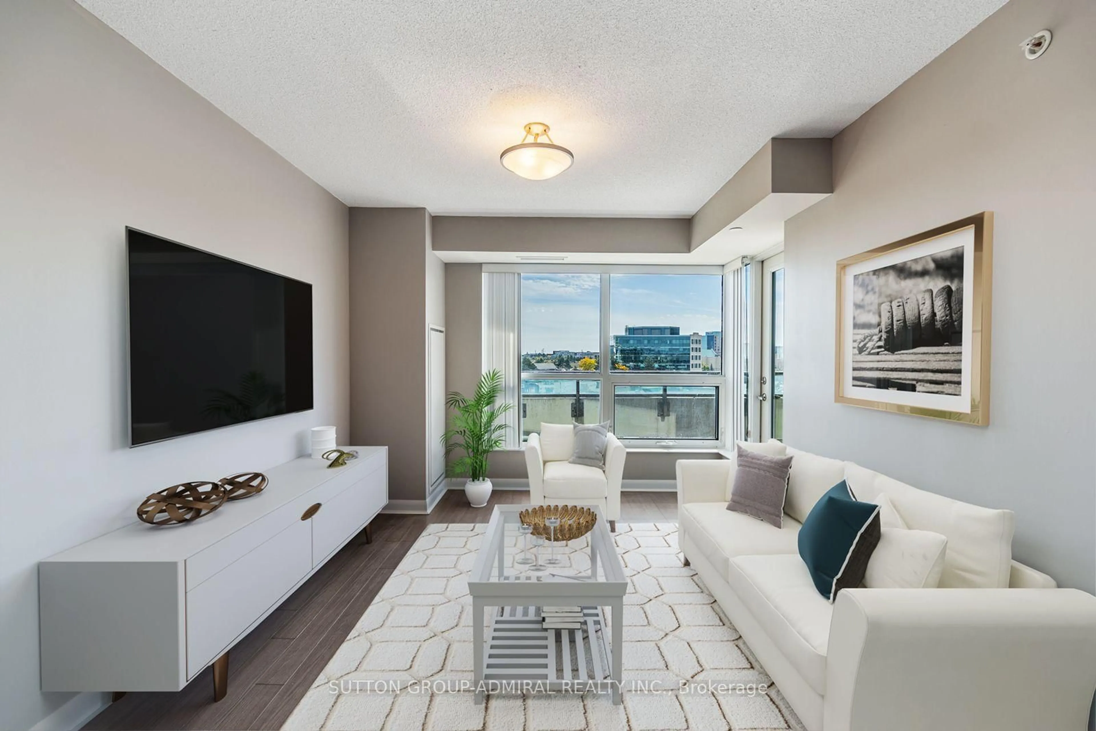 Living room with furniture, unknown for 75 Norman Bethune Ave #412, Richmond Hill Ontario L4B 0B6