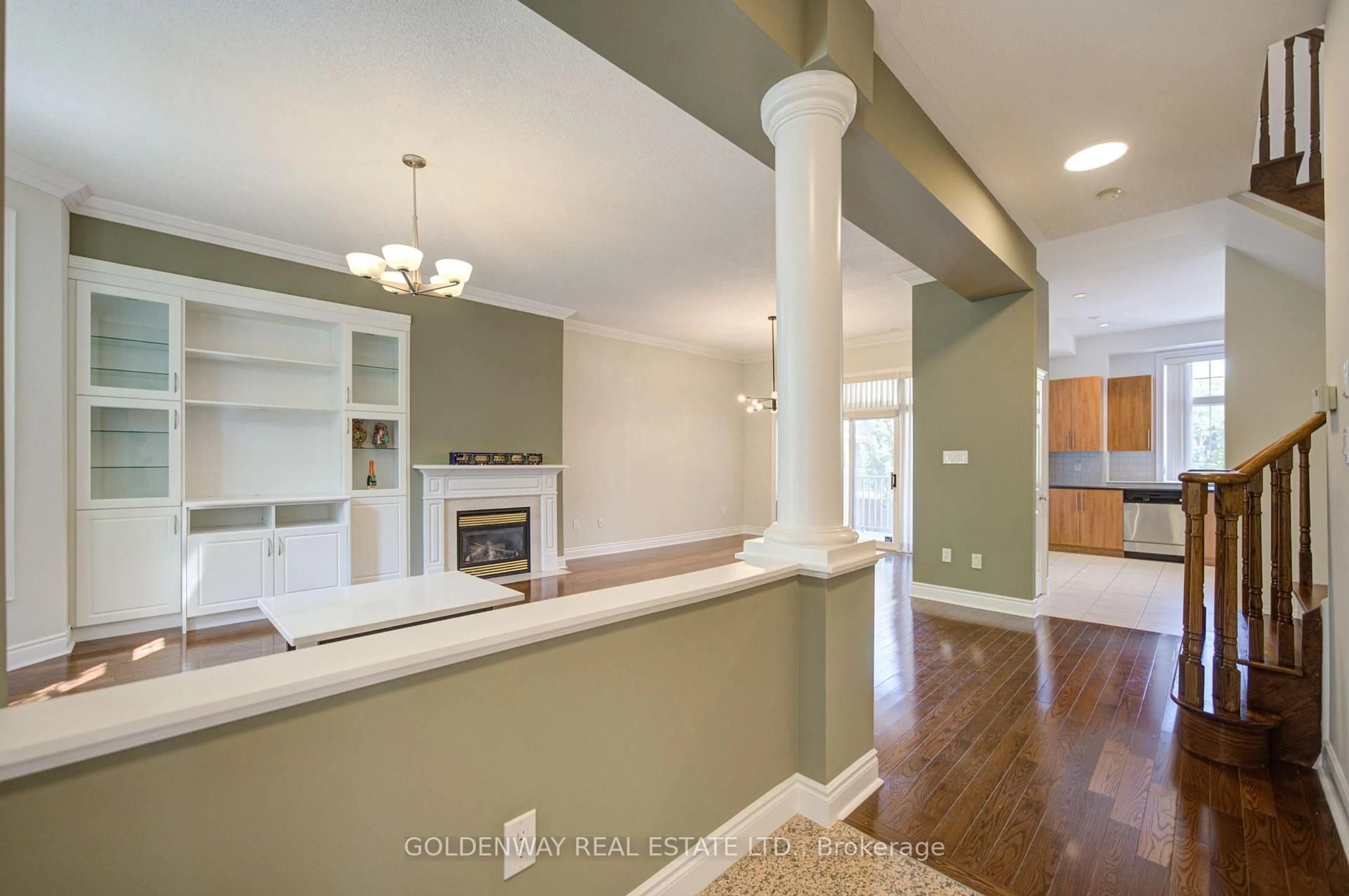 Open concept kitchen, unknown for 155 Legends Way #TH0034, Markham Ontario L3R 6A6