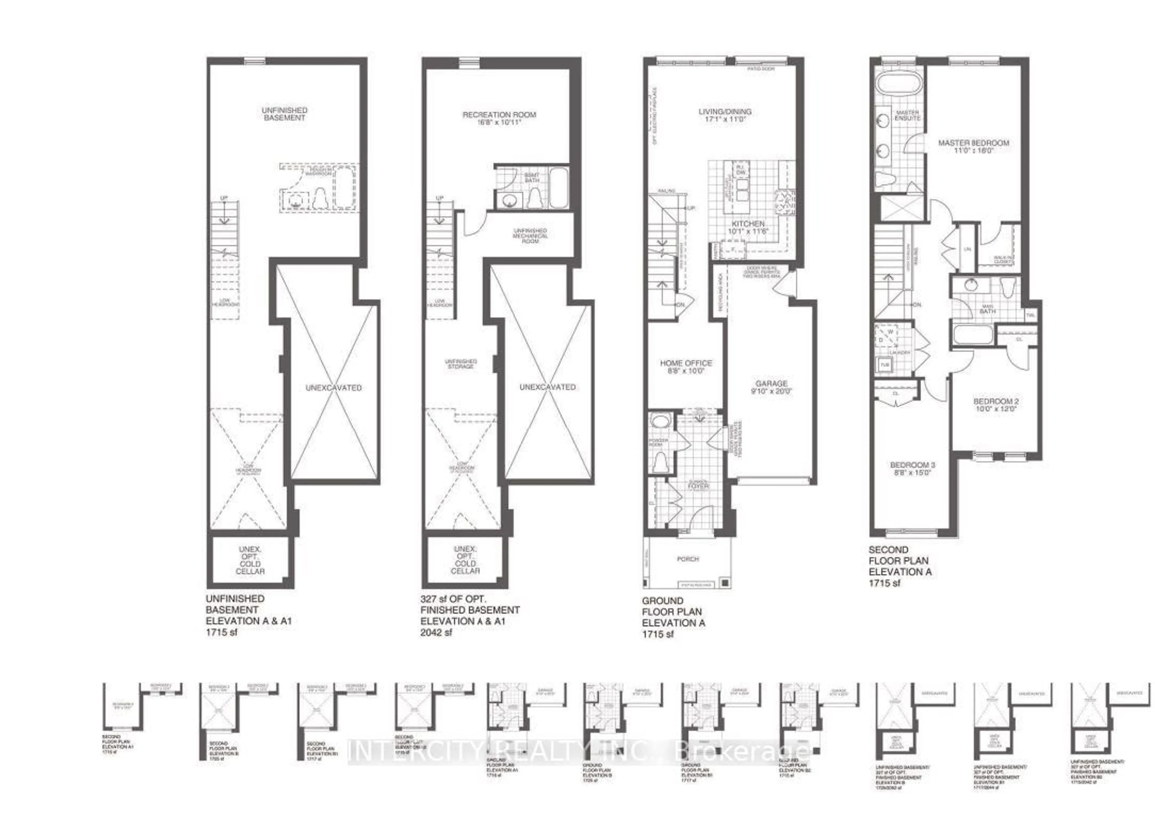 Floor plan for 13 Robert Eaton Ave #(Block 231 Unit 3), Markham Ontario L3S 0G5