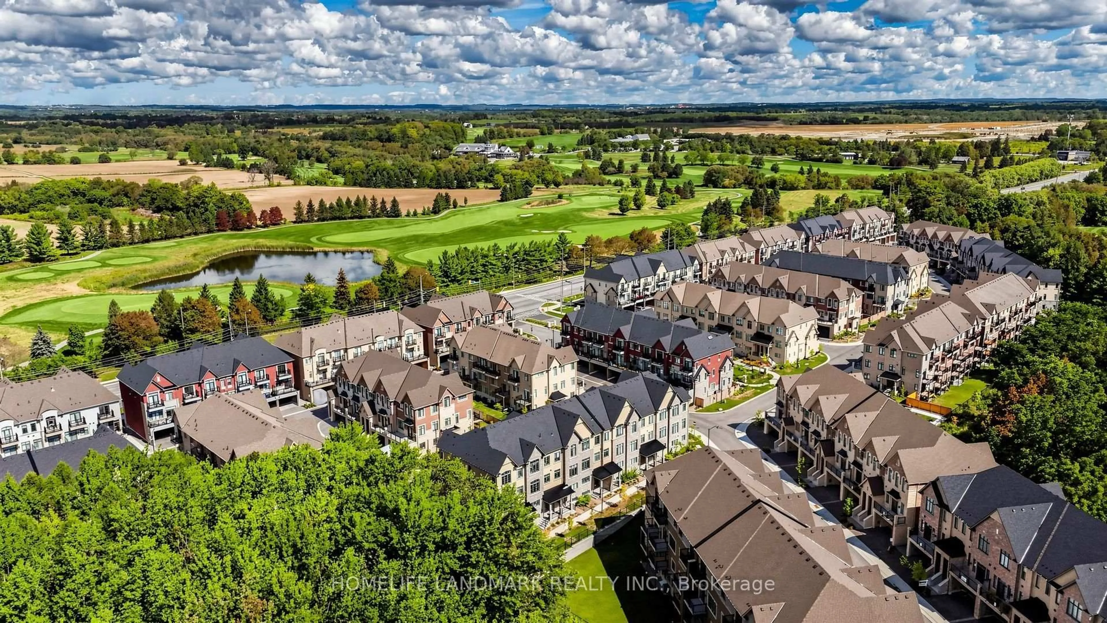 A pic from outside/outdoor area/front of a property/back of a property/a pic from drone, unknown for 18 Gardenders Lane, Markham Ontario L6C 3L5