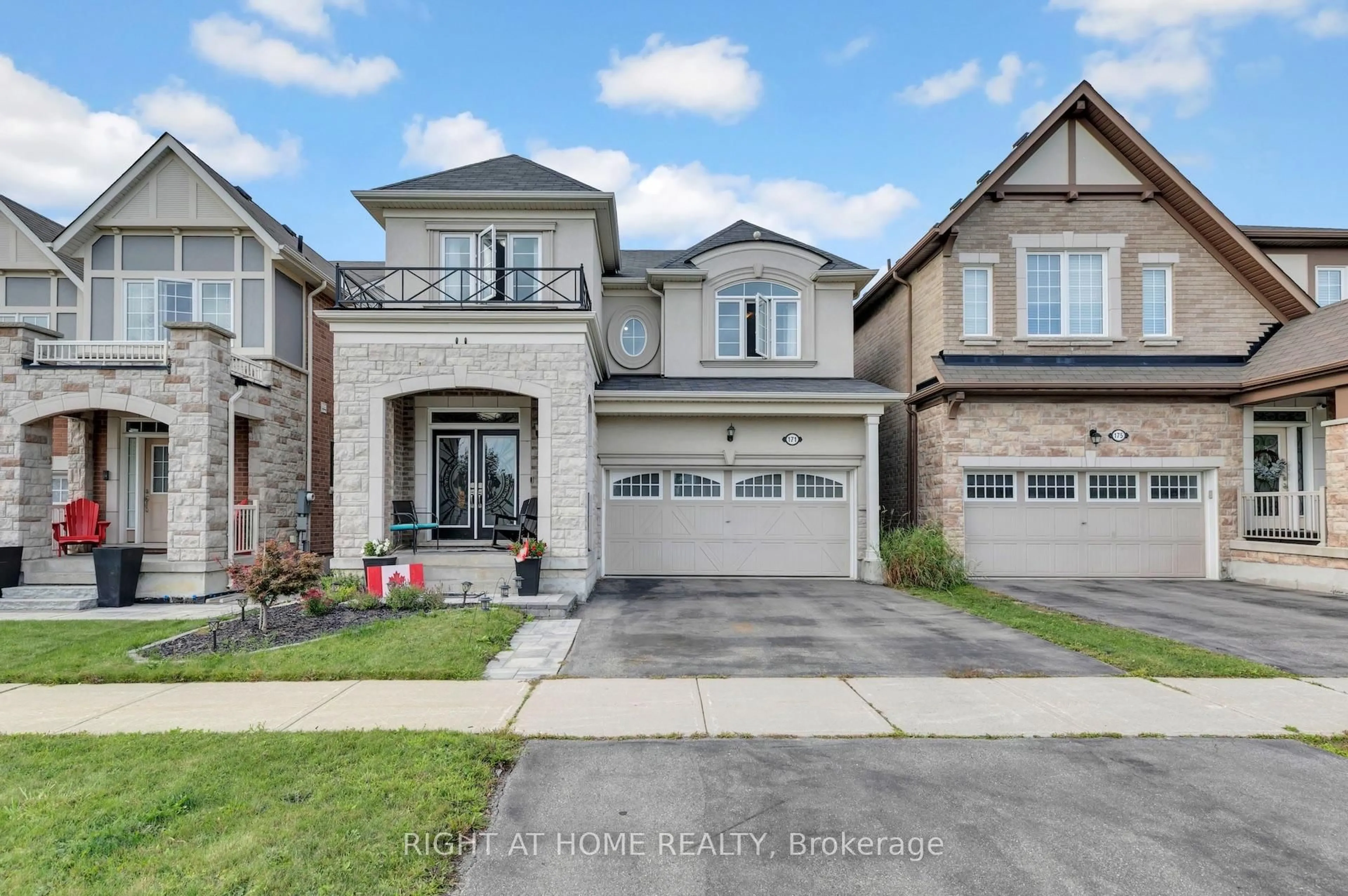 Home with brick exterior material, street for 171 Thomas Phillips Dr, Aurora Ontario L4G 0X9