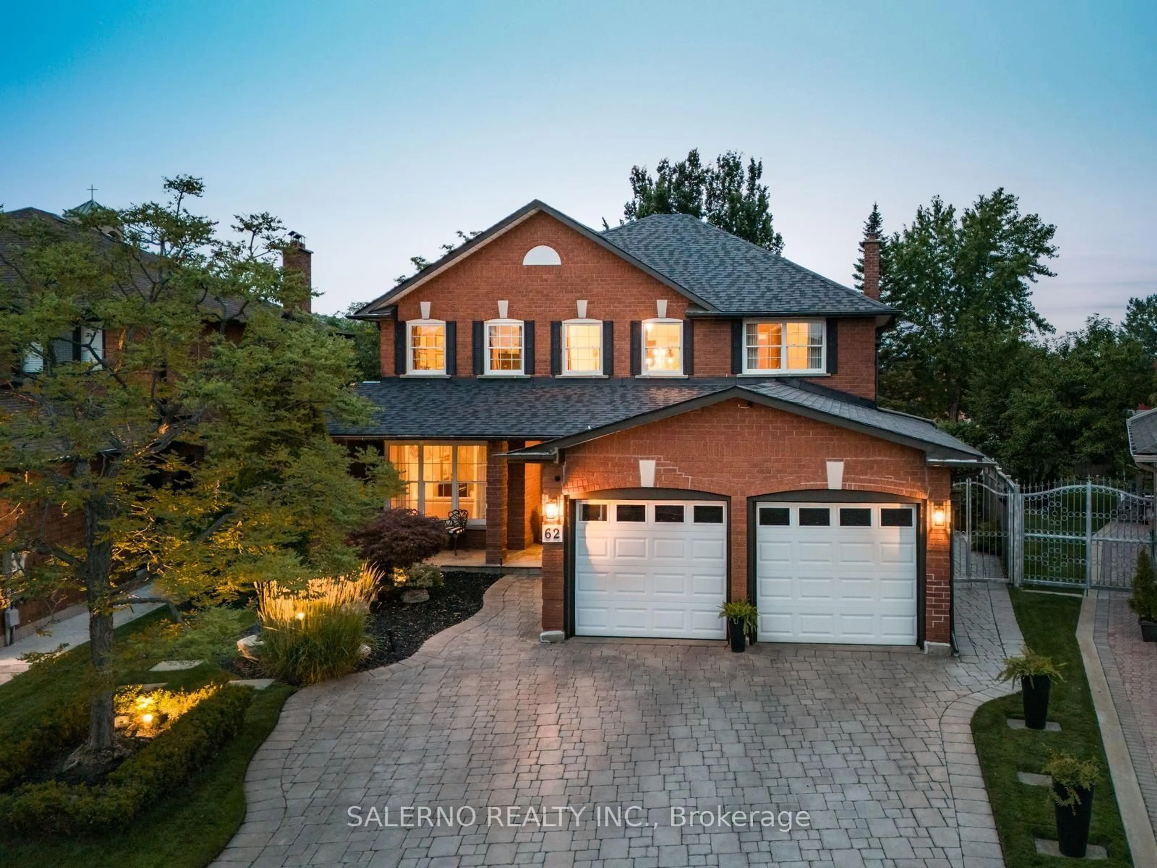 Home with brick exterior material, street for 62 Olive Green Rd, Vaughan Ontario L4L 7Z3