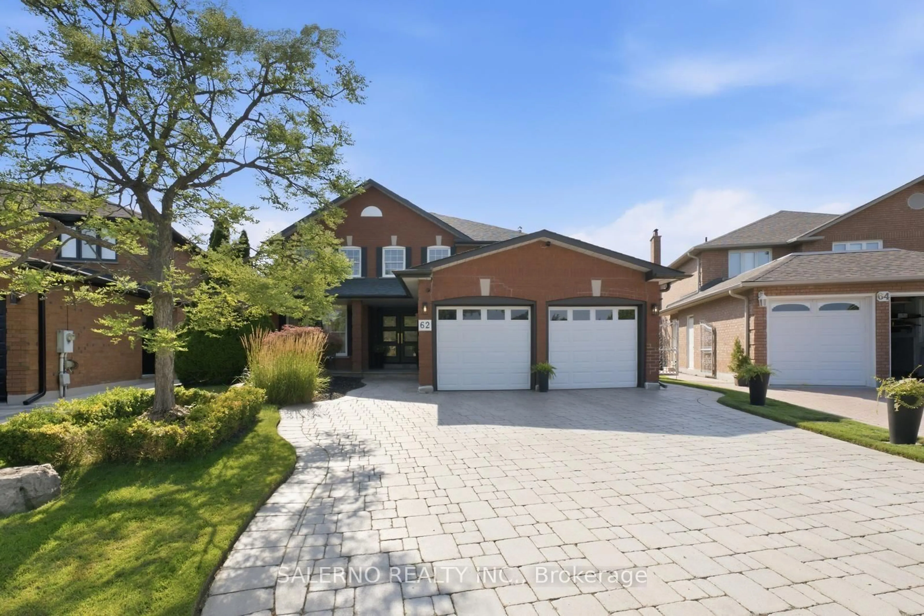 Home with brick exterior material, street for 62 Olive Green Rd, Vaughan Ontario L4L 7Z3