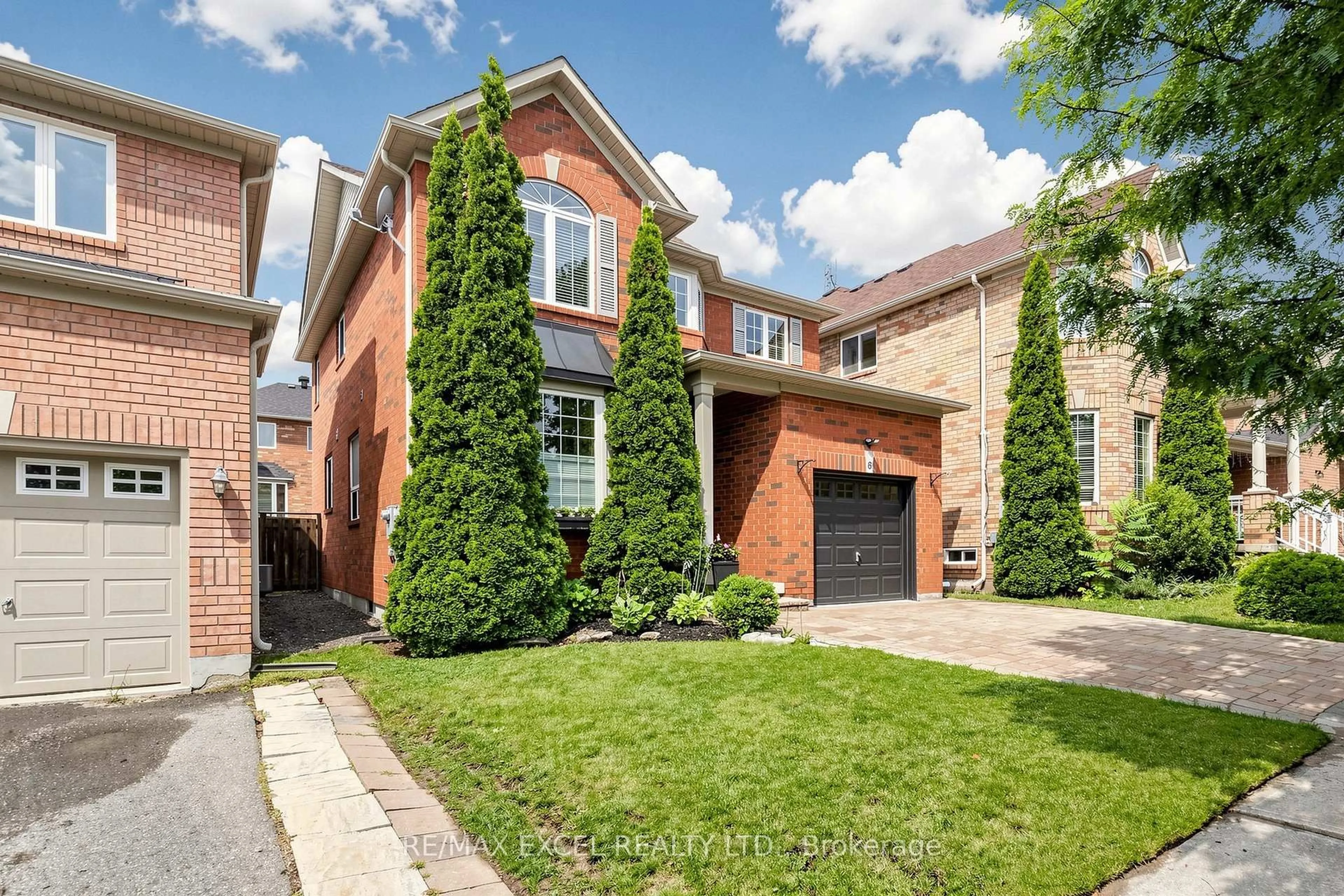 Home with brick exterior material, street for 8 Hammersly Blvd, Markham Ontario L6E 2A5