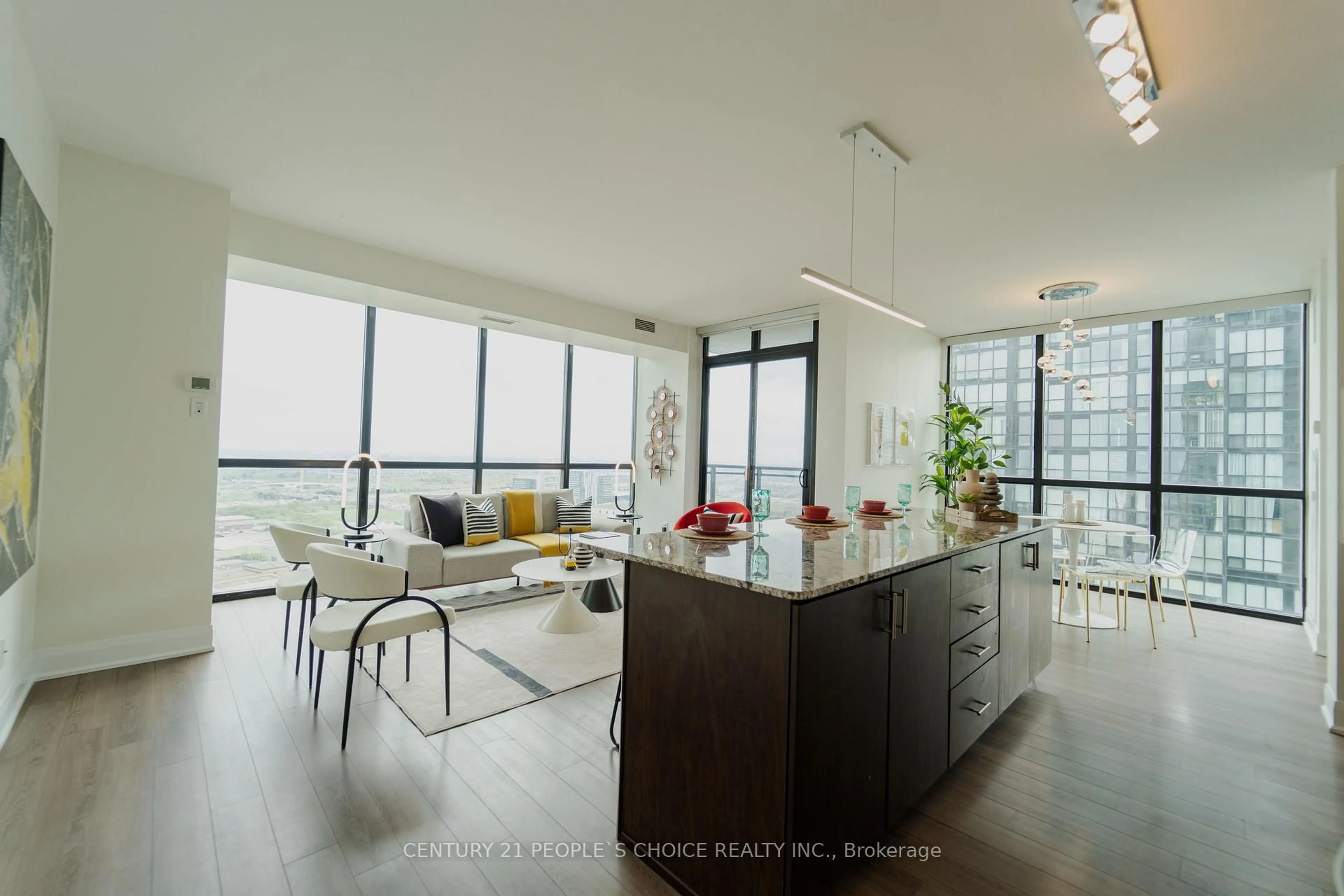 Open concept kitchen, unknown for 2900 Highway 7 Rd #2803, Vaughan Ontario L4K 0G3