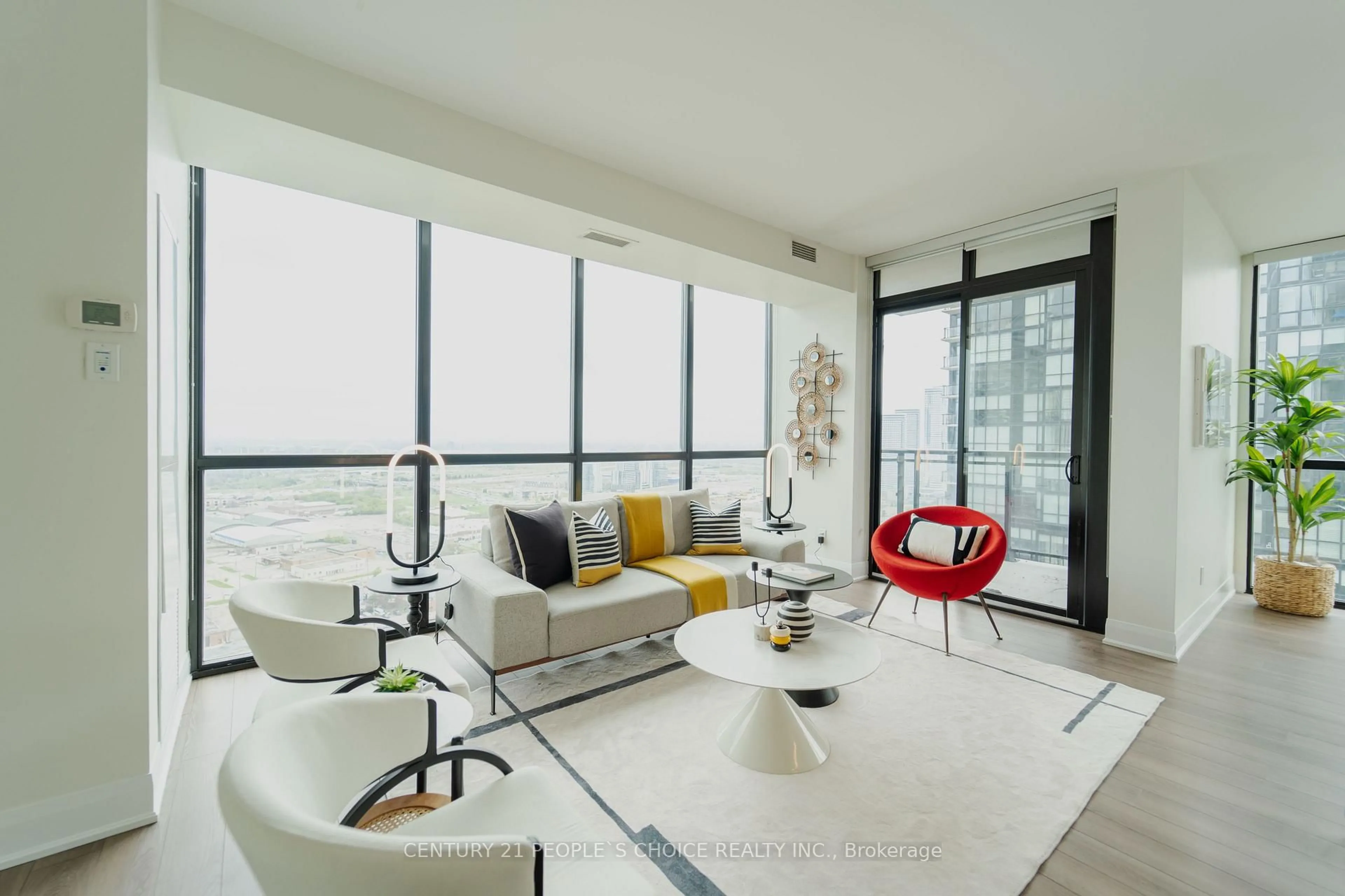 Living room with furniture, unknown for 2900 Highway 7 Rd #2803, Vaughan Ontario L4K 0G3