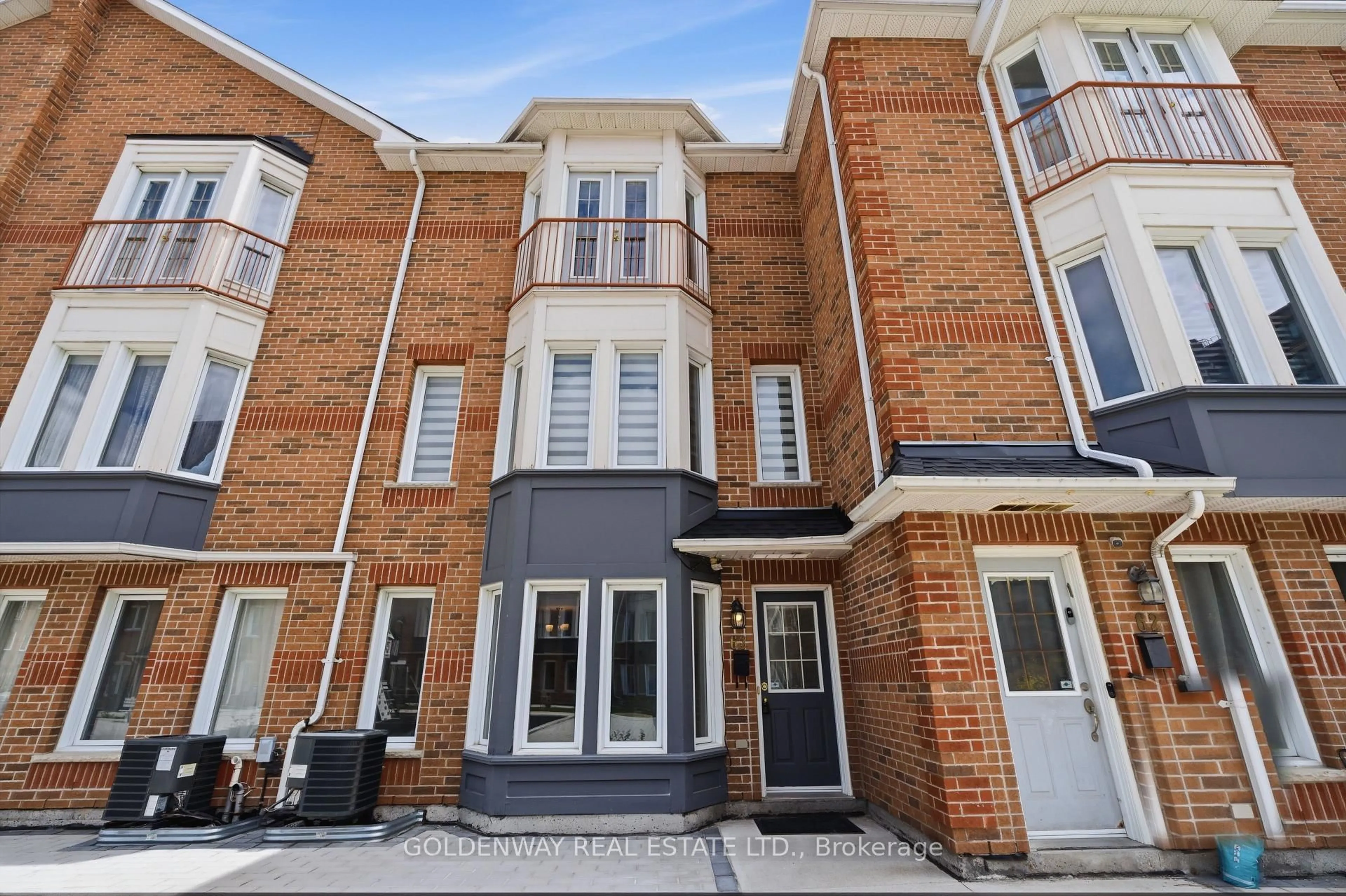 Home with brick exterior material, street for 151 Townsgate Dr #63, Vaughan Ontario L4J 8J7