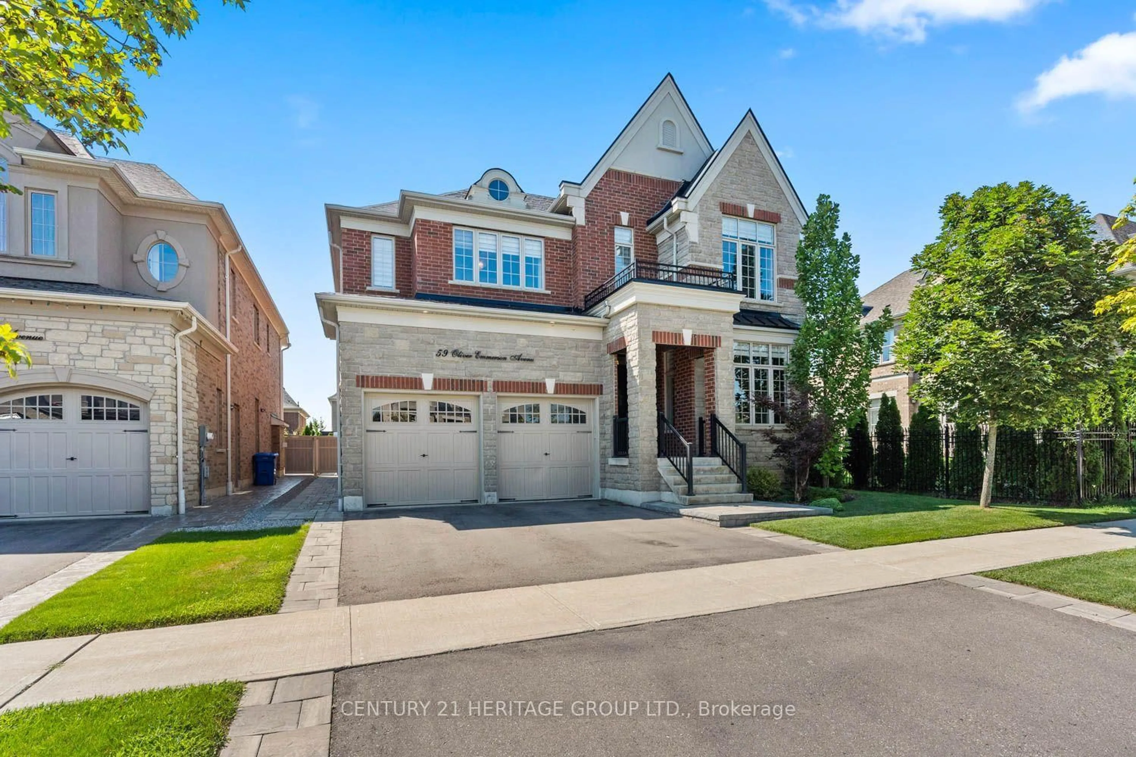 Home with brick exterior material, street for 59 Oliver Emmerson Ave, King Ontario L7B 0N9