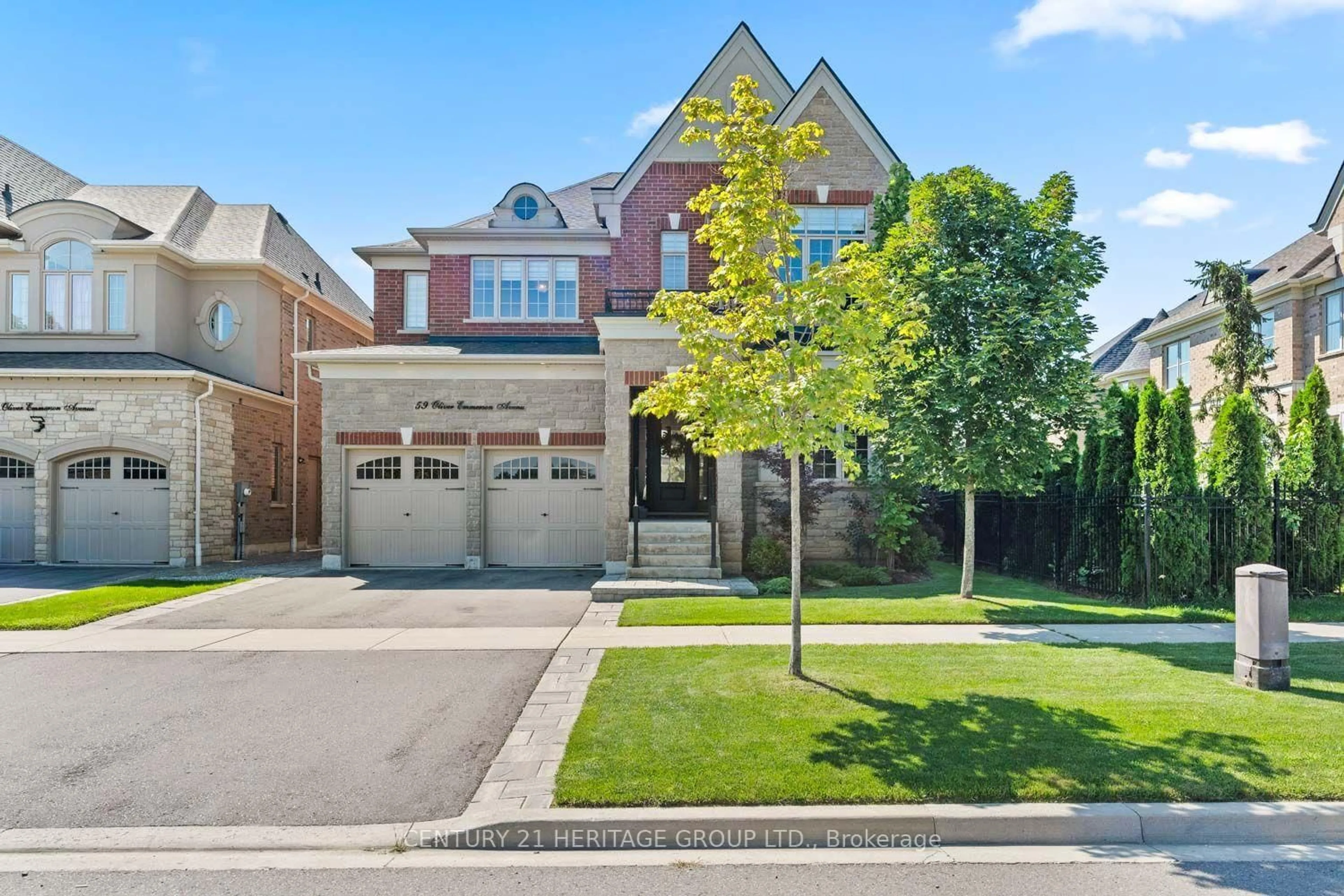 Home with brick exterior material, street for 59 Oliver Emmerson Ave, King Ontario L7B 0N9