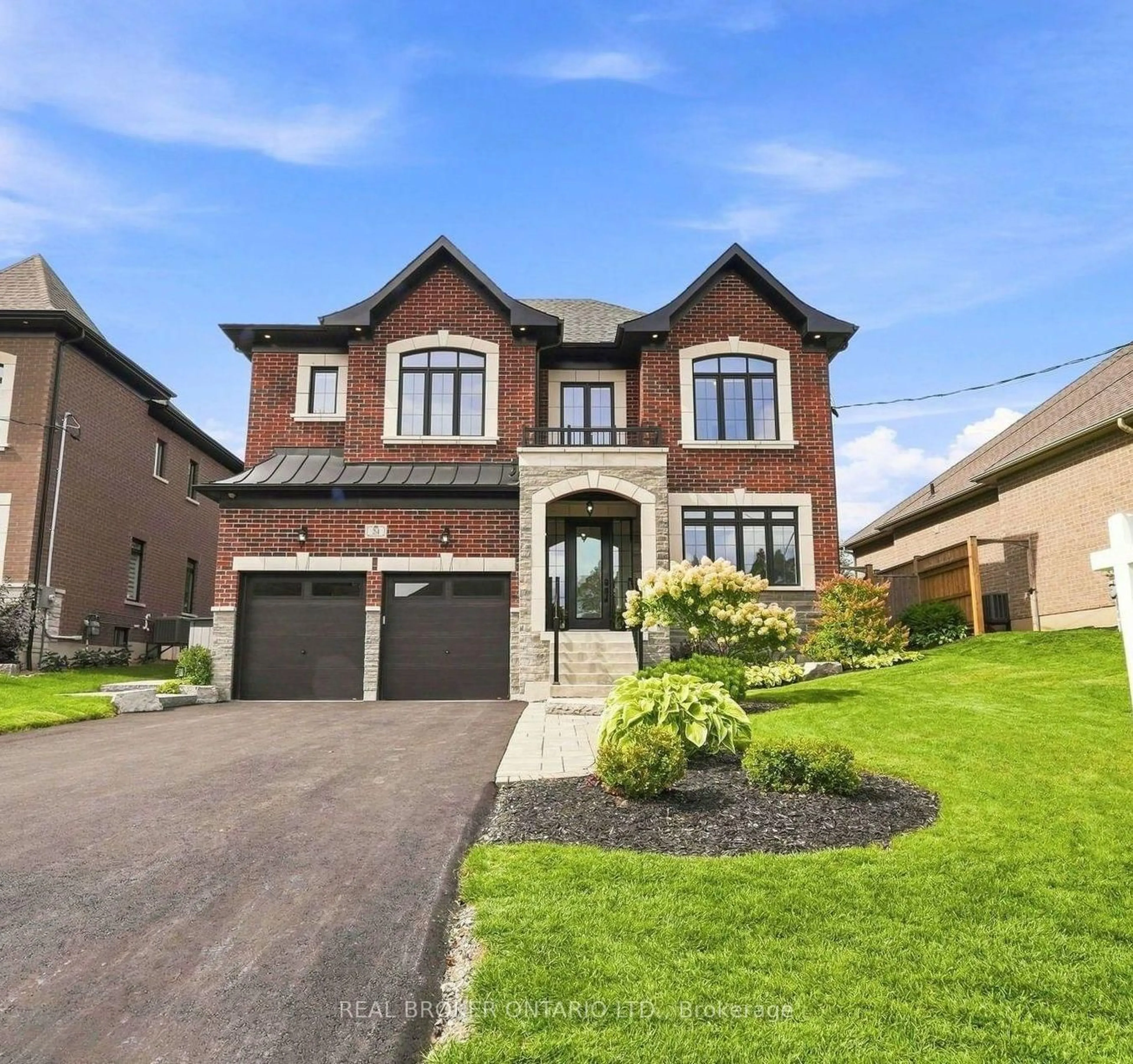 Home with brick exterior material, street for 24 Cemetery Rd, Uxbridge Ontario L9P 1R1