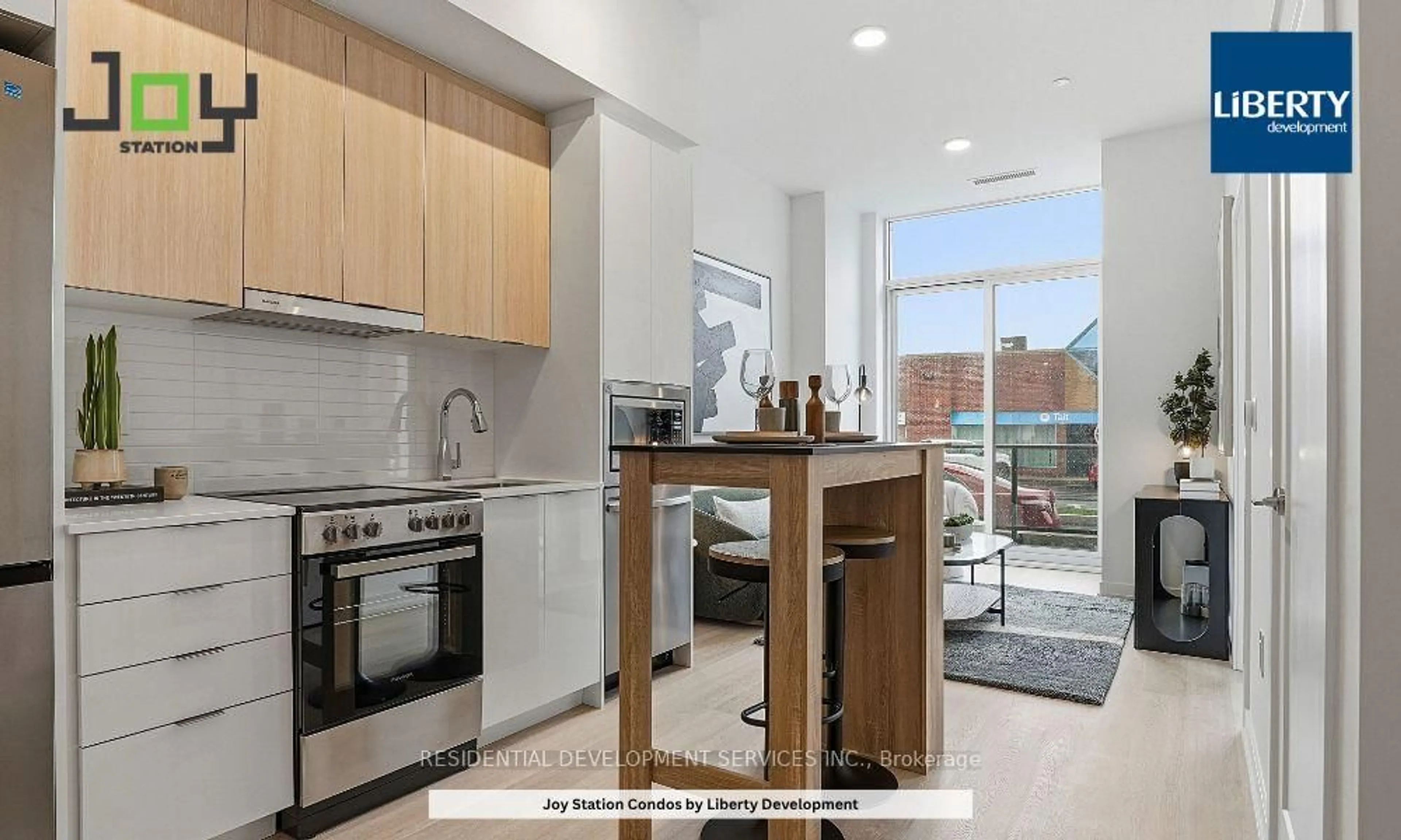 Open concept kitchen, ceramic/tile floor for 9751 Markham Rd #B-103, Markham Ontario L6E 0H8