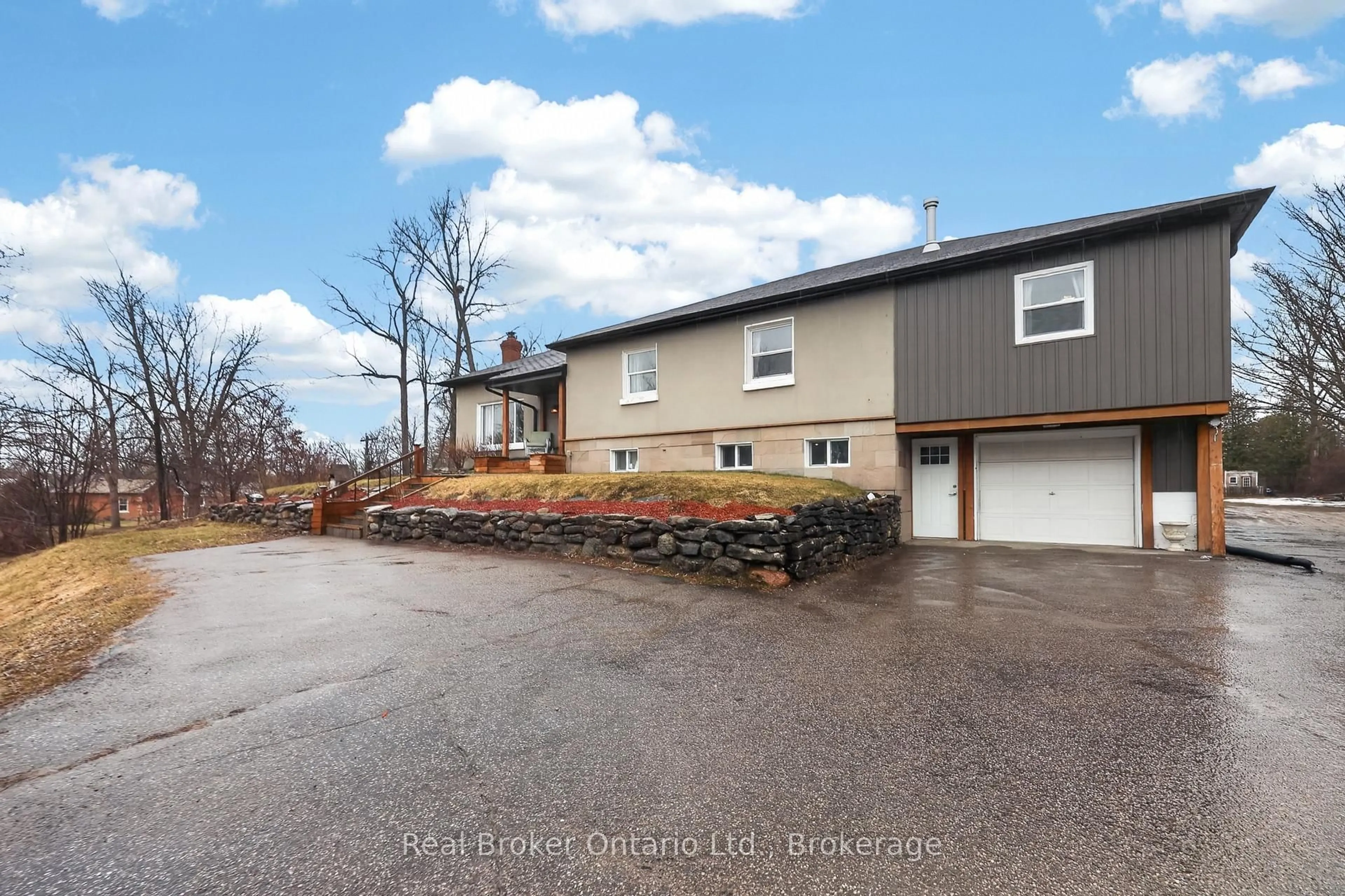 A pic from outside/outdoor area/front of a property/back of a property/a pic from drone, street for 1720 Durham Rd, Brock Ontario L0E 1E0
