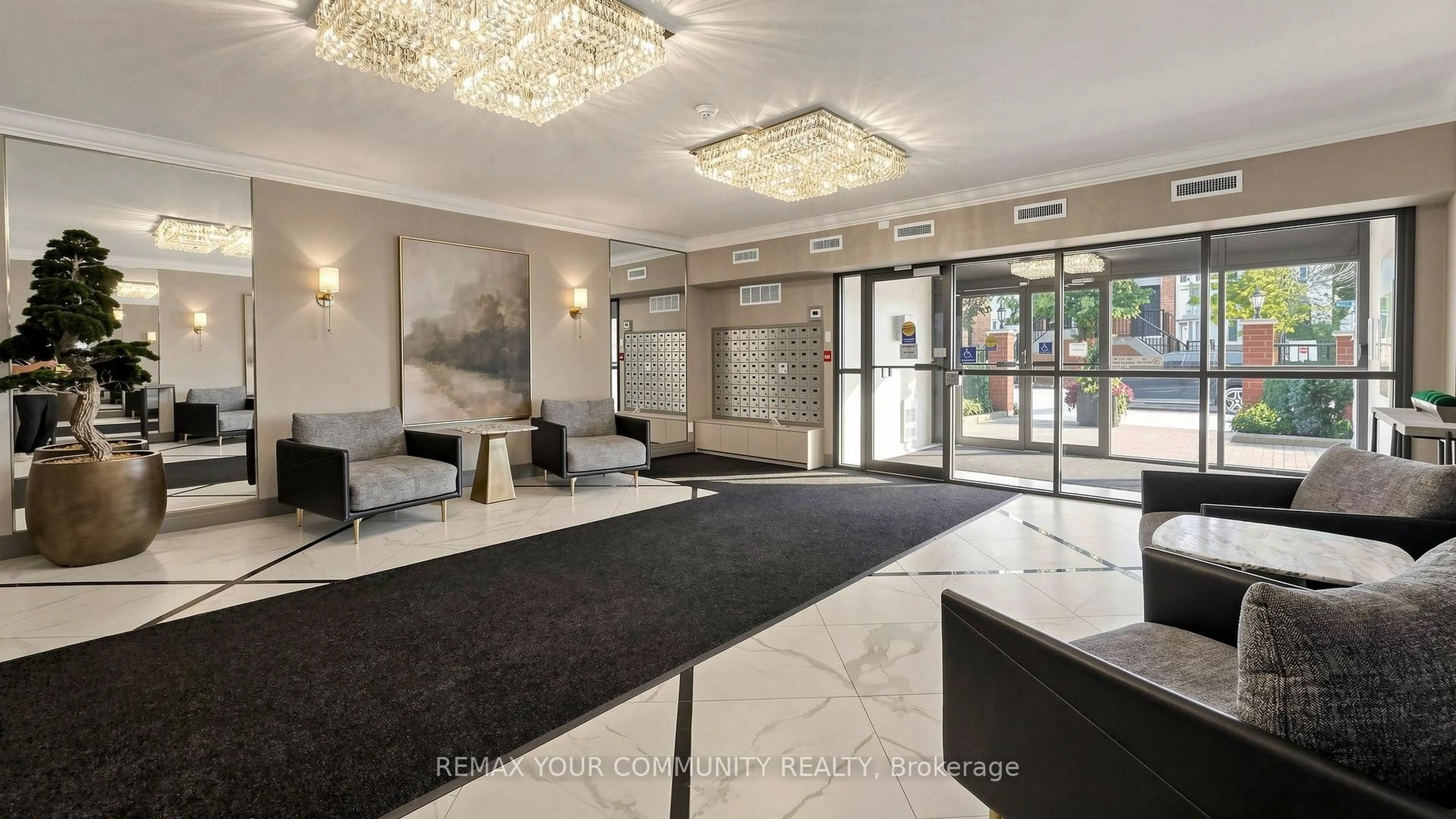 Lobby for 33 Wallace St #214, Vaughan Ontario L4L 9L4