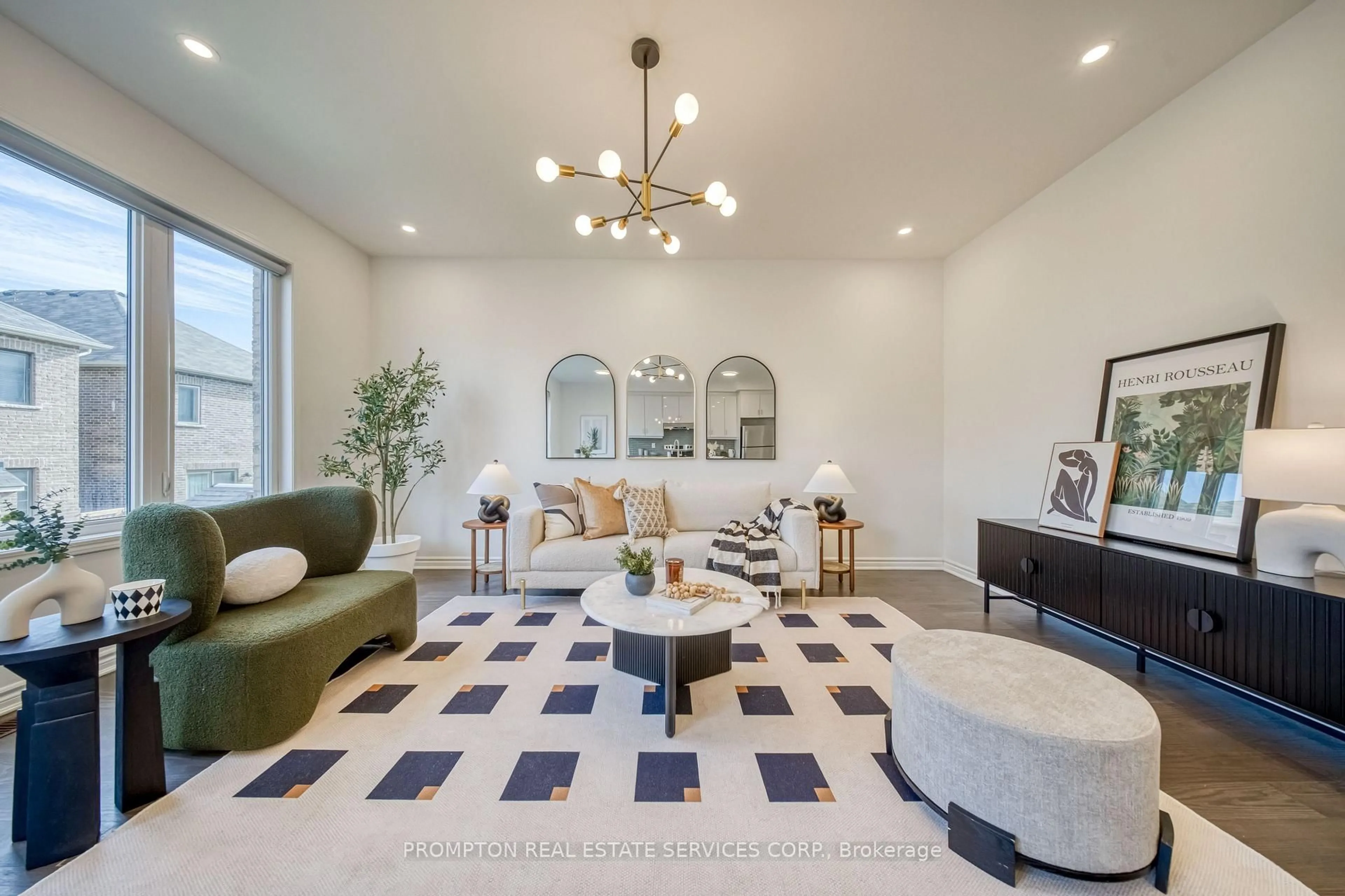 Living room with furniture, ceramic/tile floor for 16 Ness Dr, Richmond Hill Ontario L4S 0J9