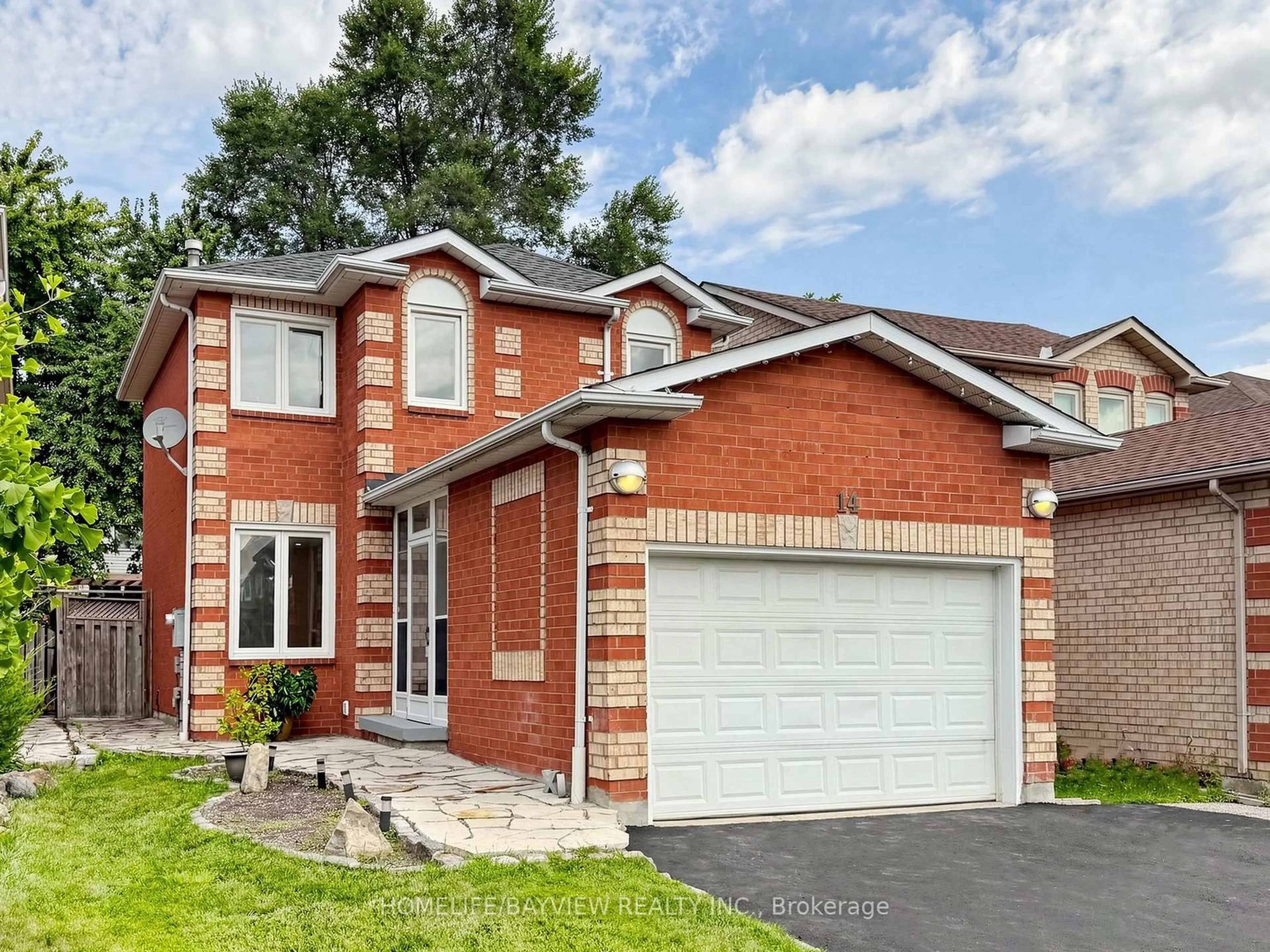 Home with brick exterior material, street for 14 Dunsmore Cres, Richmond Hill Ontario L4C 0C4