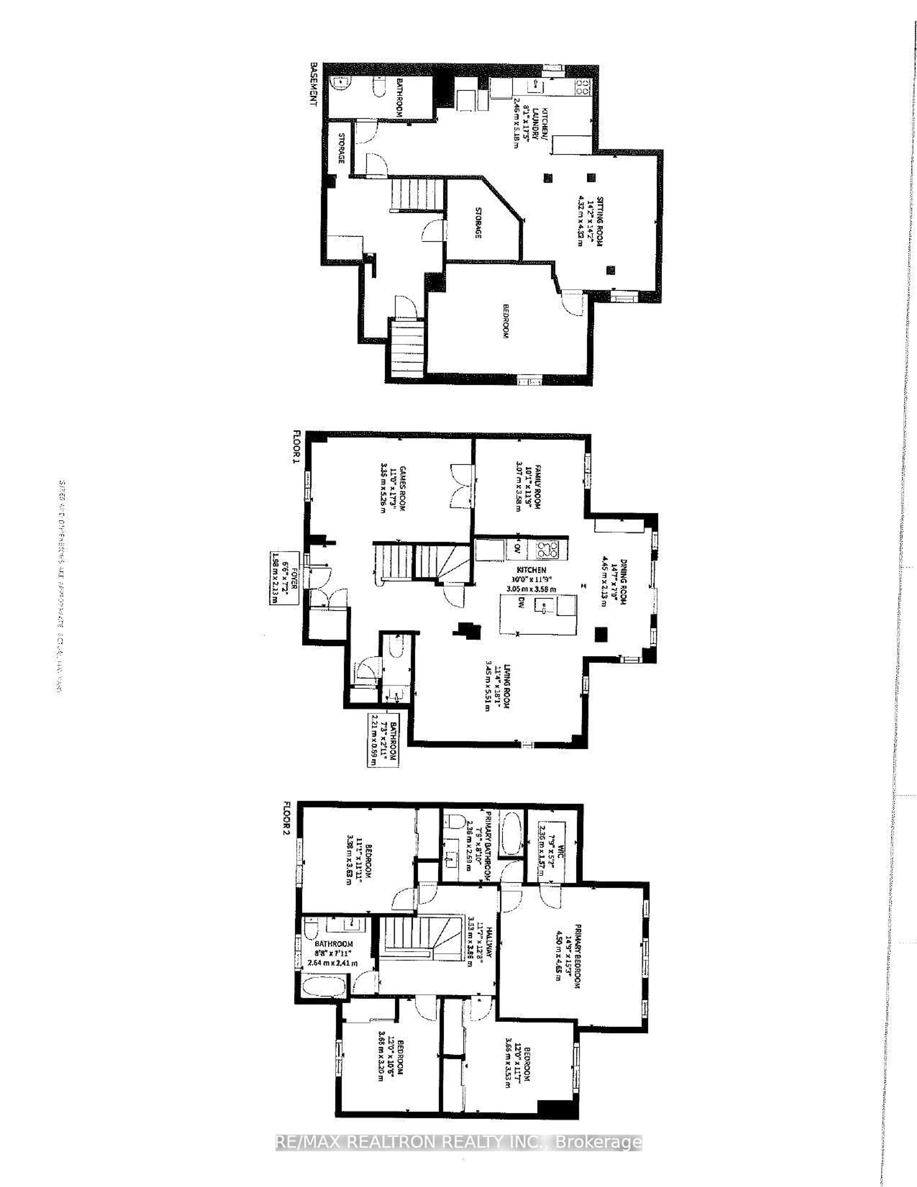 Floor plan for 200 Mccaffrey Rd, Newmarket Ontario L4J 1V9