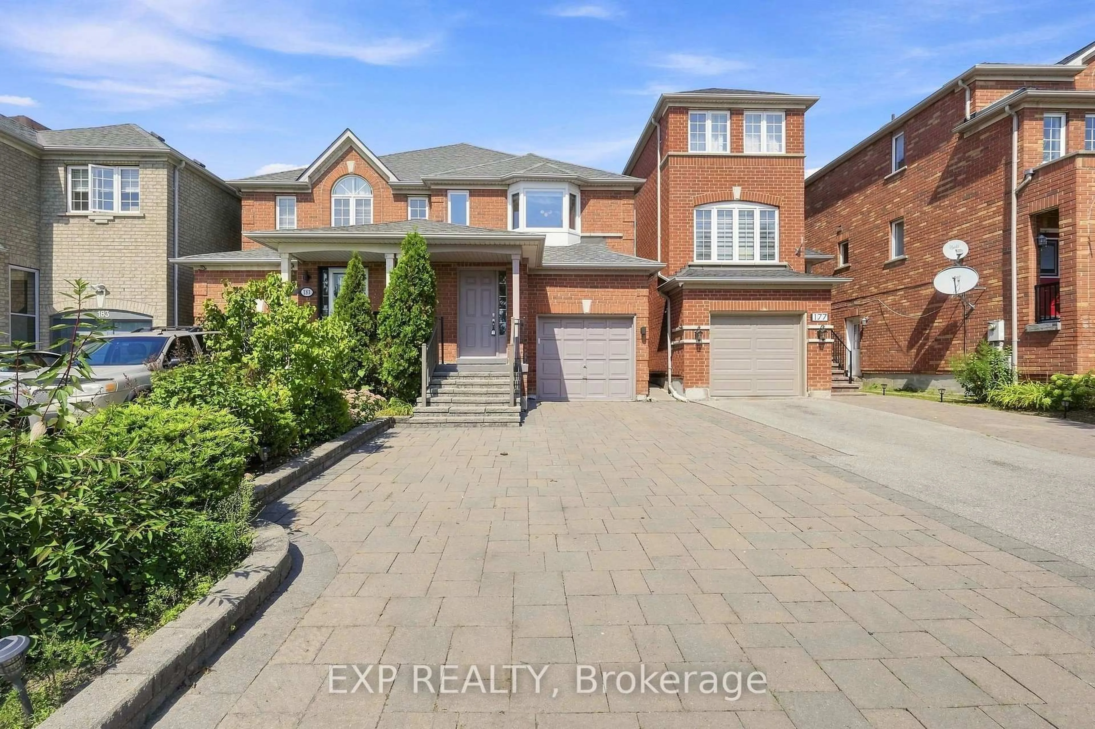 Home with brick exterior material, street for 179 Sassafras Circ, Vaughan Ontario L4J 8M6
