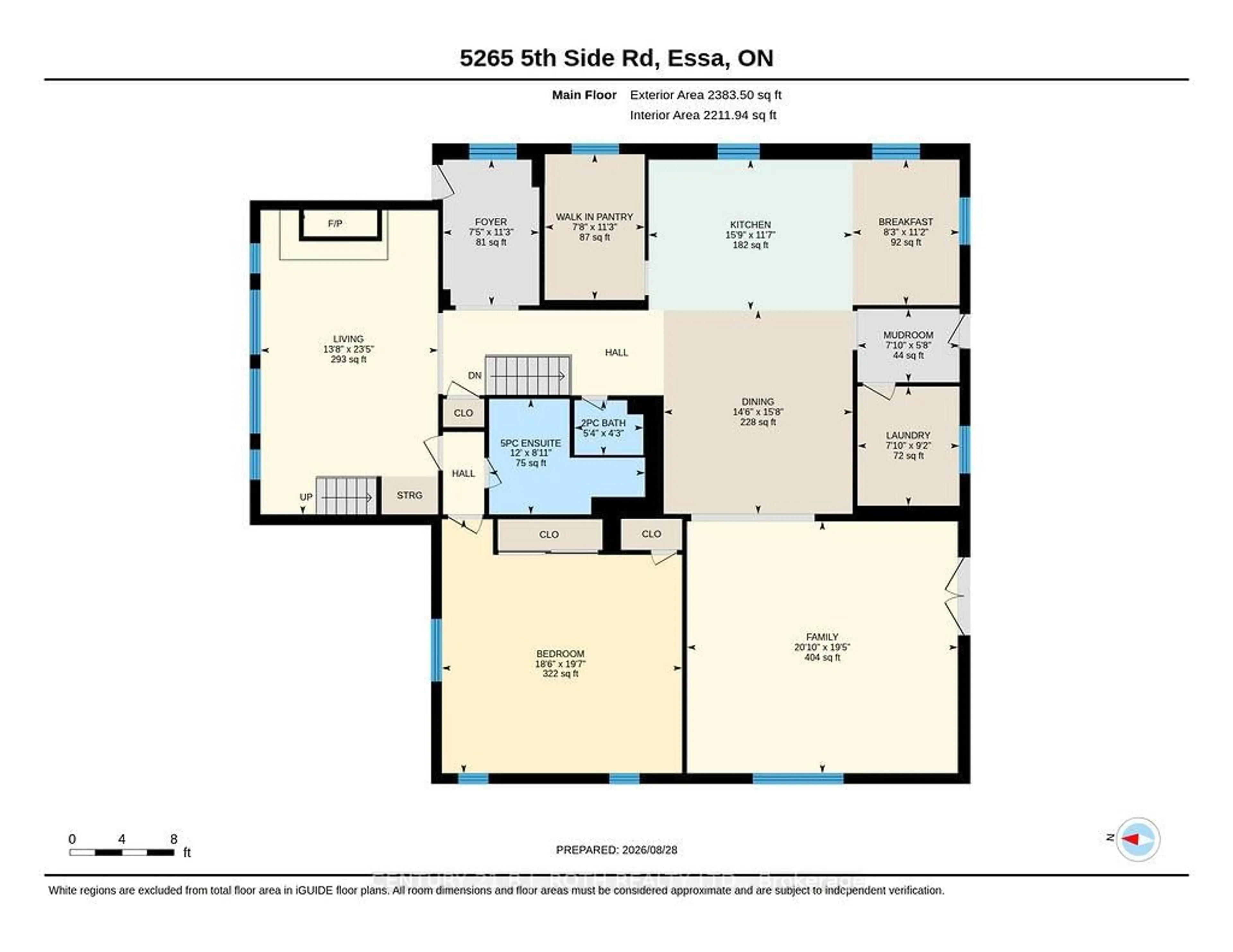 Floor plan for 5265 5th Sdrd, Essa Ontario L0L 1N0