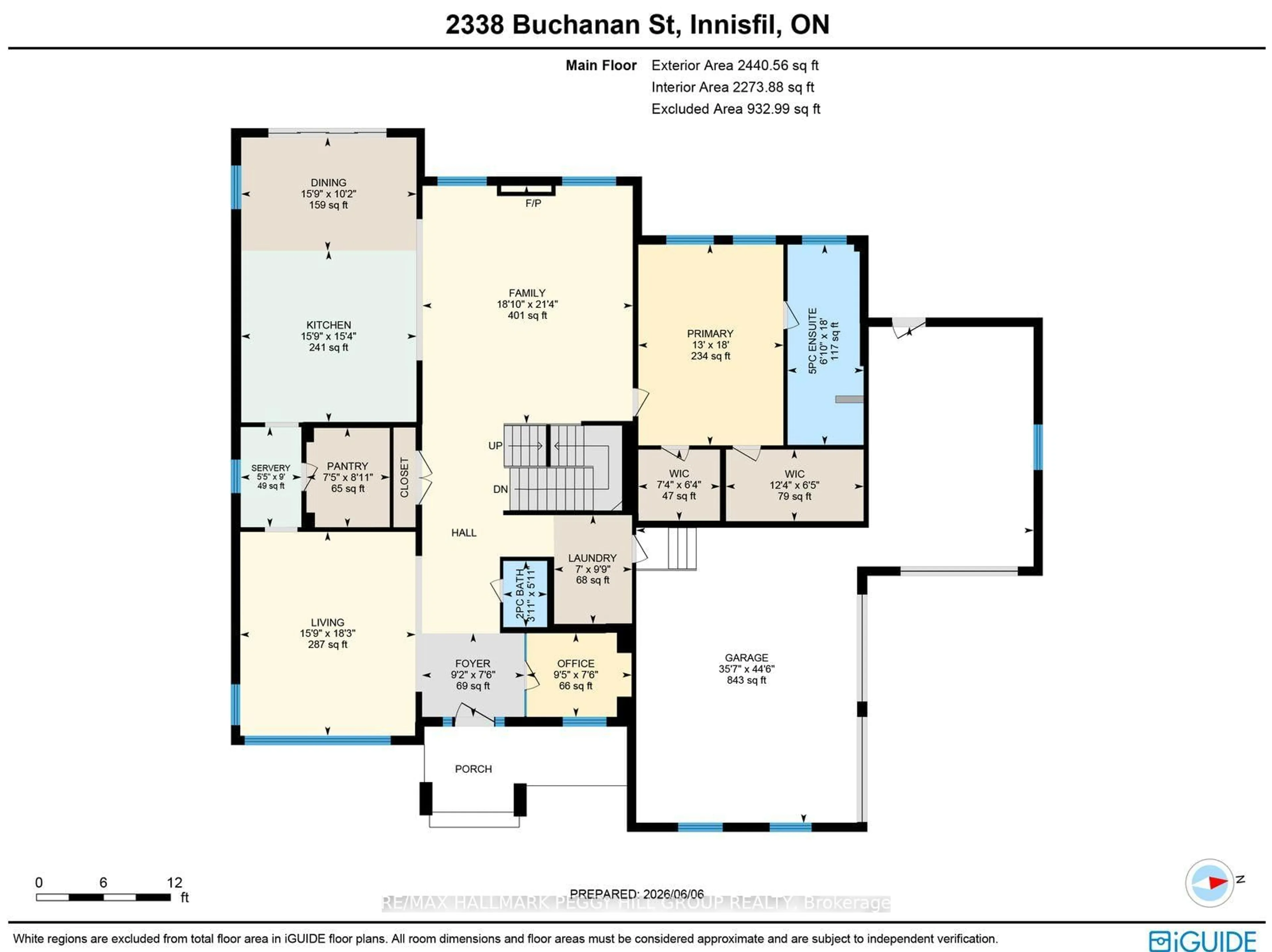 Floor plan for 2338 Buchanan St, Innisfil Ontario L9S 3W7