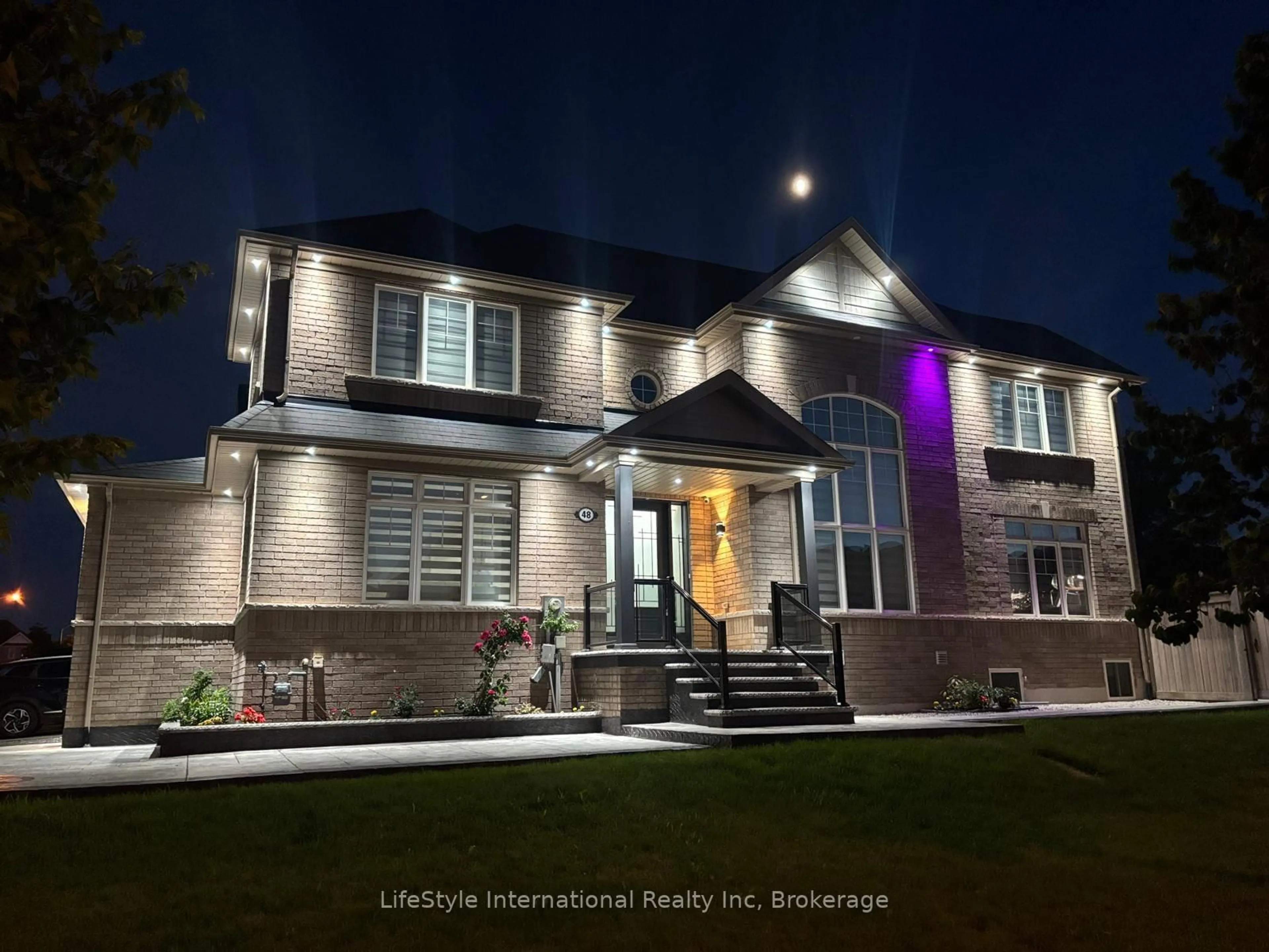 Home with brick exterior material, street for 48 Hawke Cres, New Tecumseth Ontario L0G 1W0