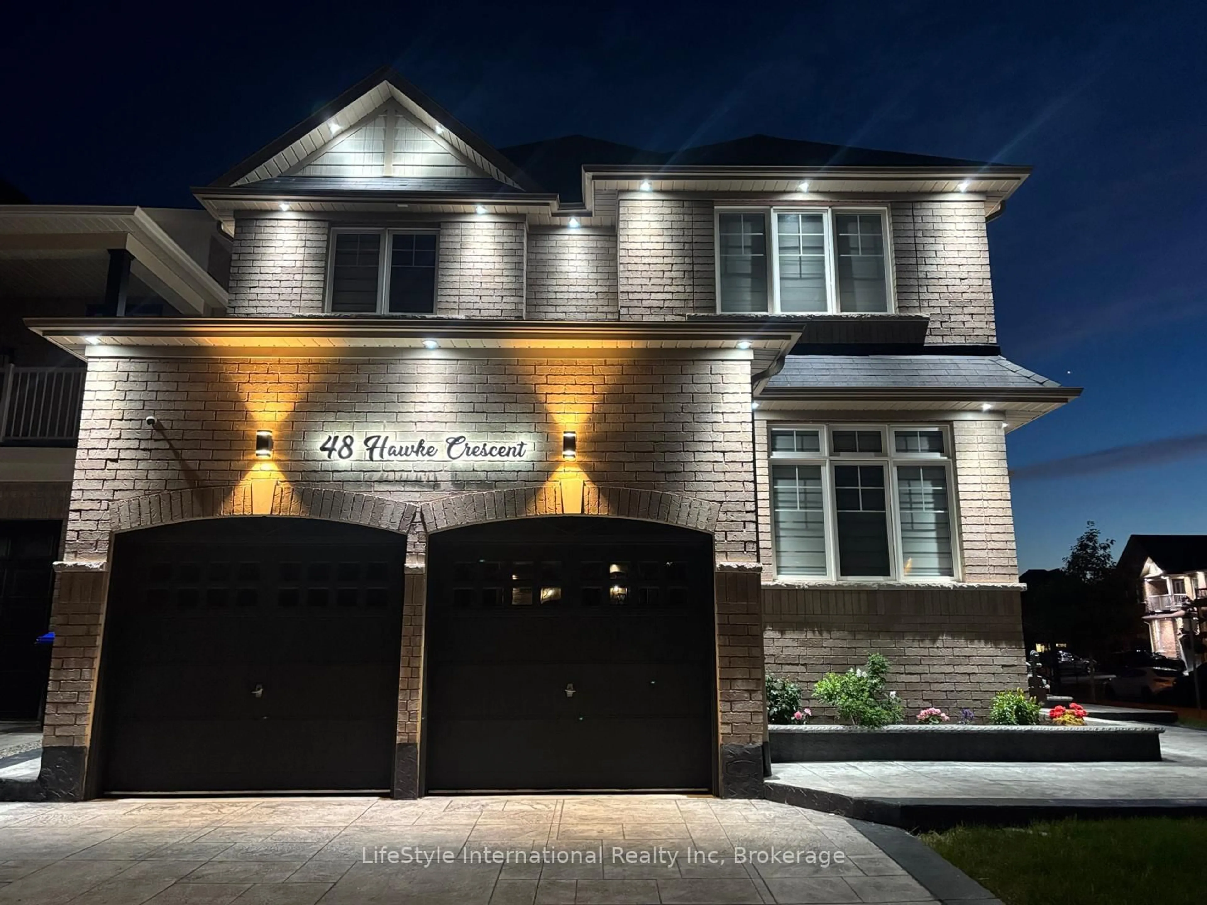 Home with brick exterior material, street for 48 Hawke Cres, New Tecumseth Ontario L0G 1W0