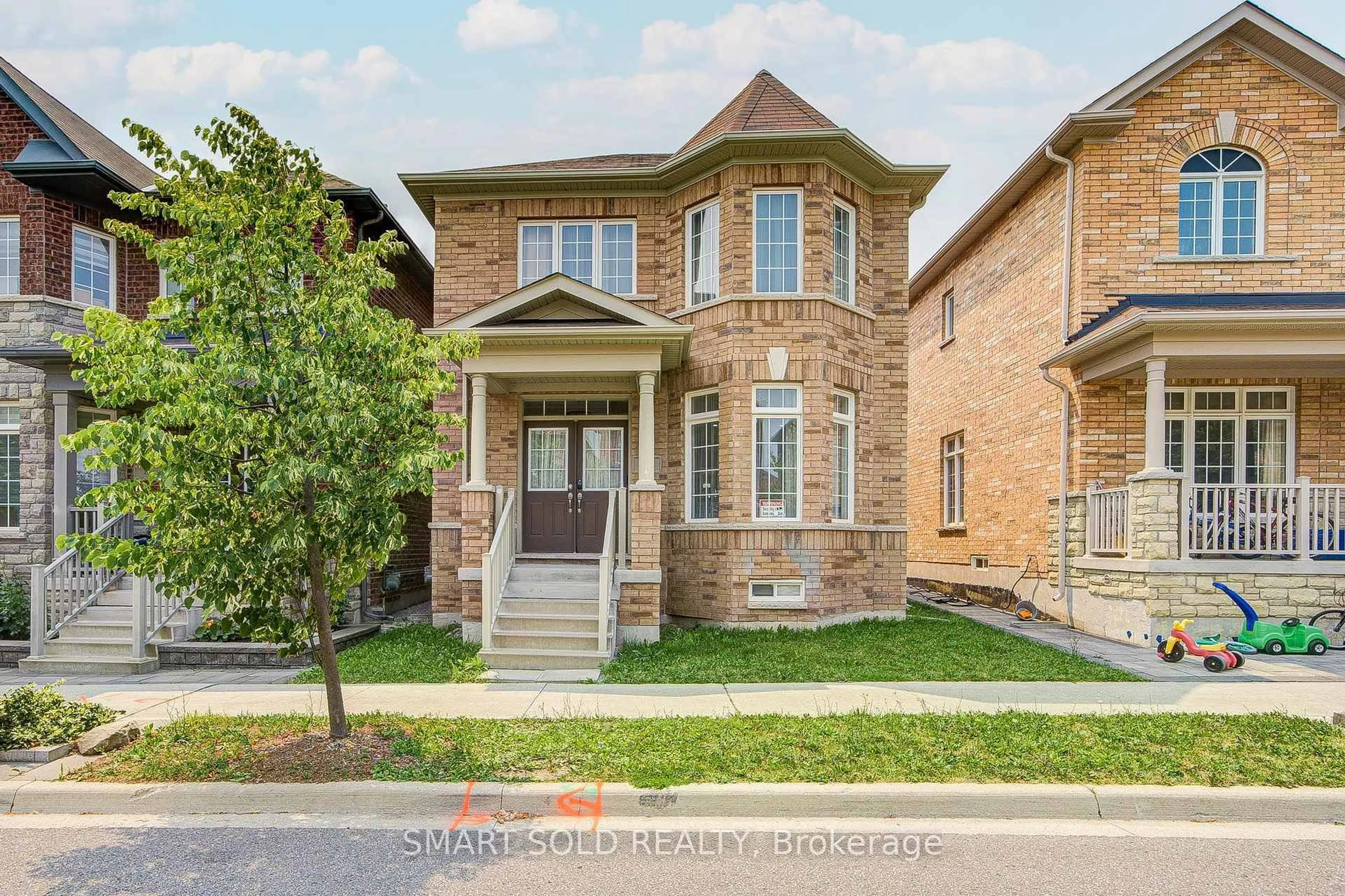 Home with brick exterior material, street for 9 Portia St, Markham Ontario L6B 0Z4