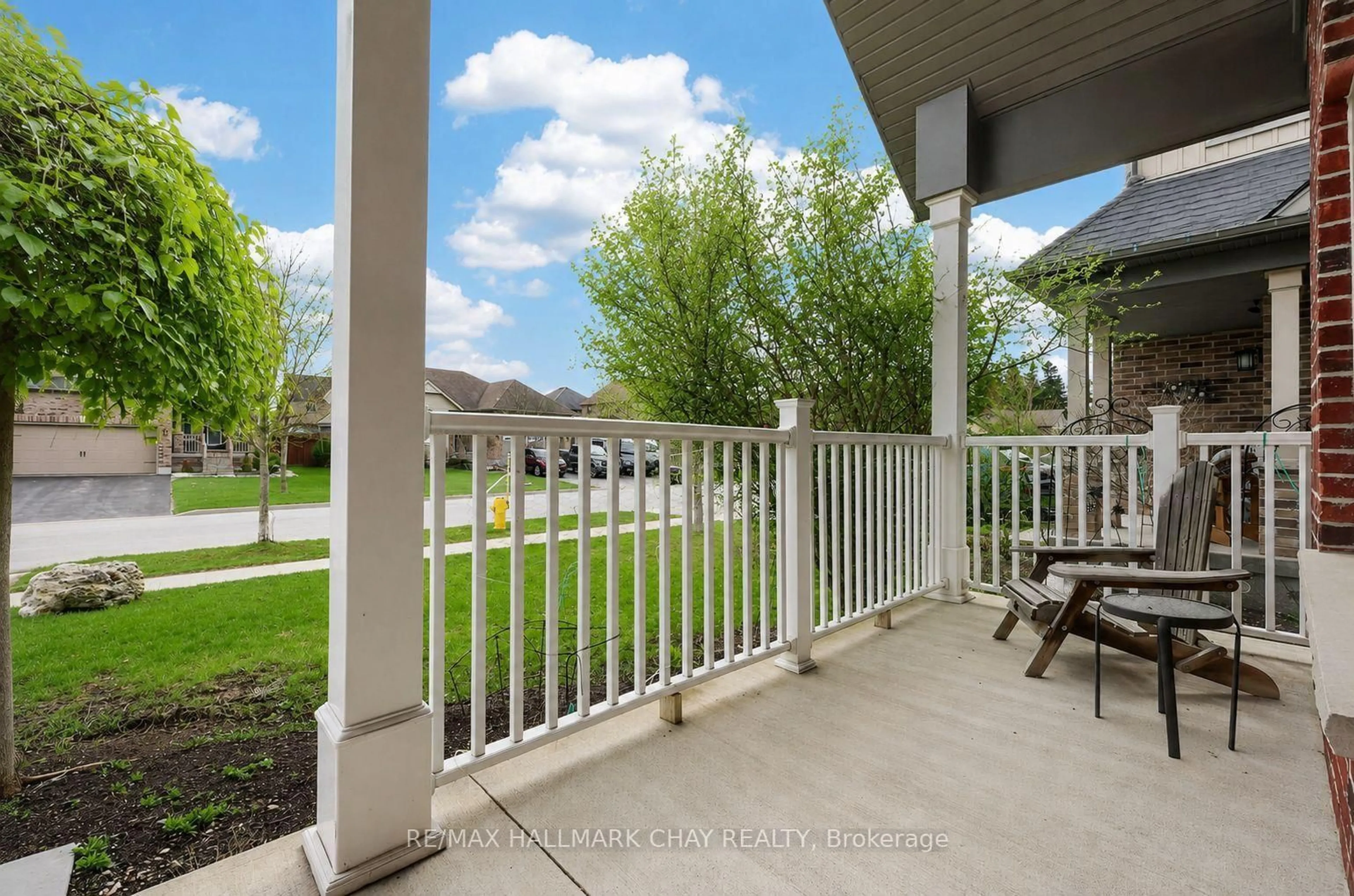 Patio, water/lake/river/ocean view for 60 Brownley Lane, Essa Ontario L3W 0P9