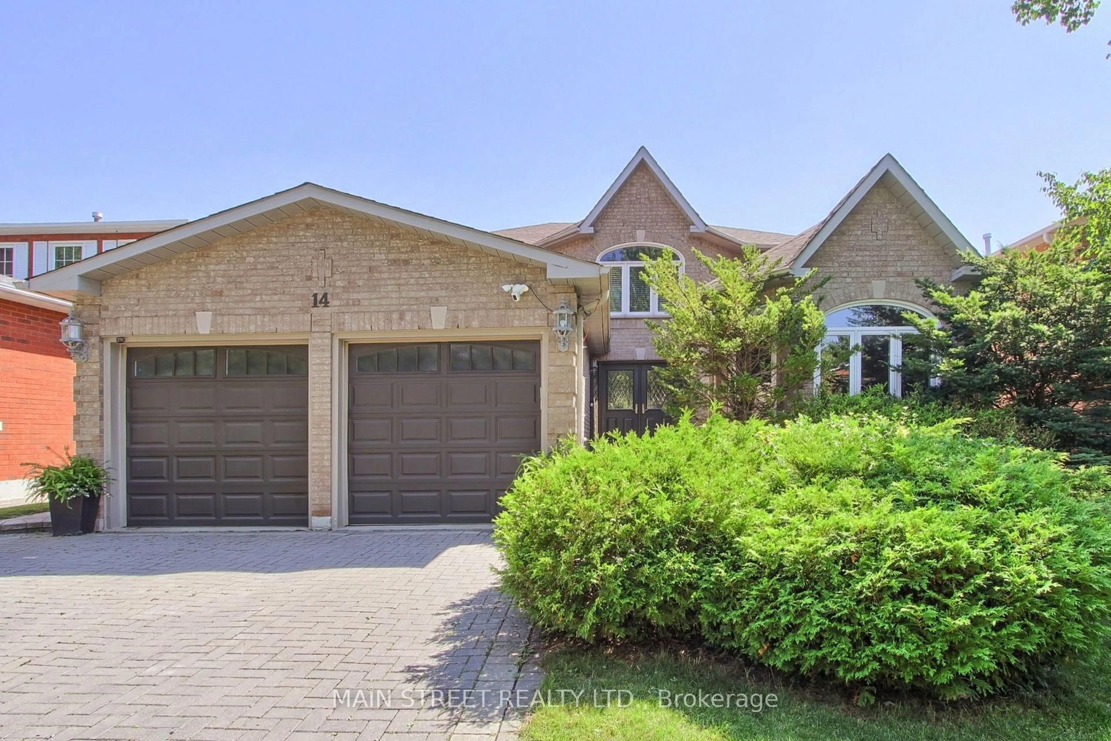 Home with brick exterior material, street for 14 Mcgee Cres, Aurora Ontario L4G 6L8