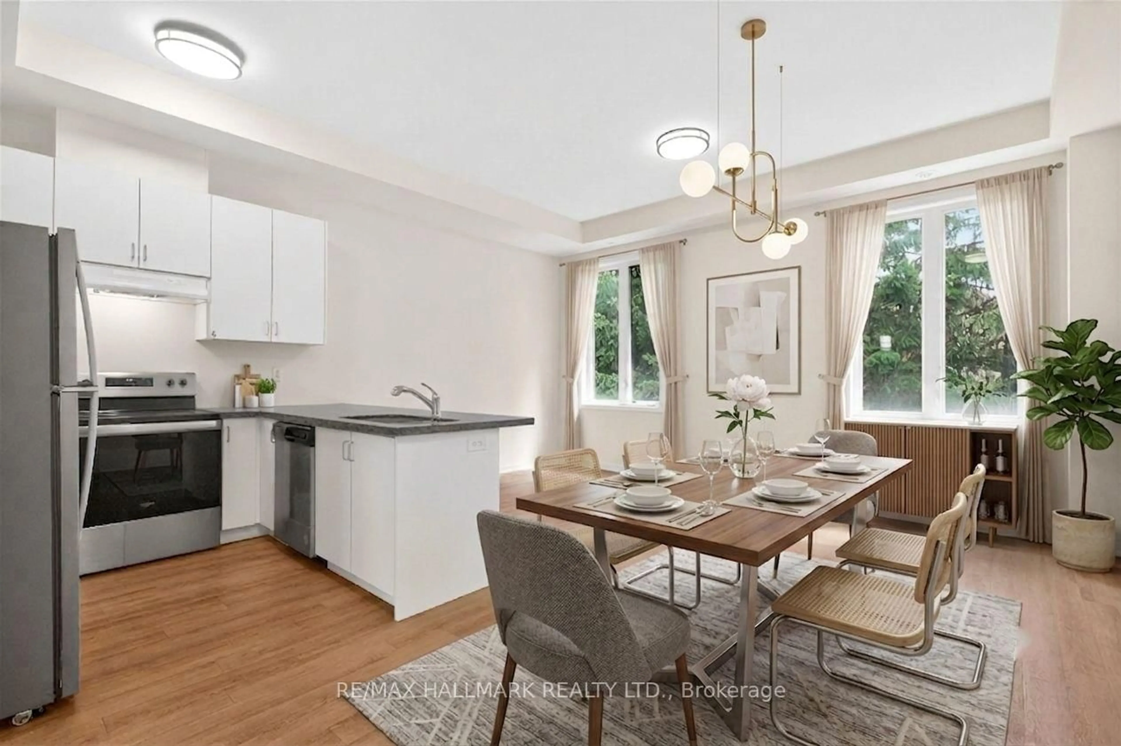 Open concept kitchen, unknown for 62 Pantheon Lane, Markham Ontario L6E 0V3