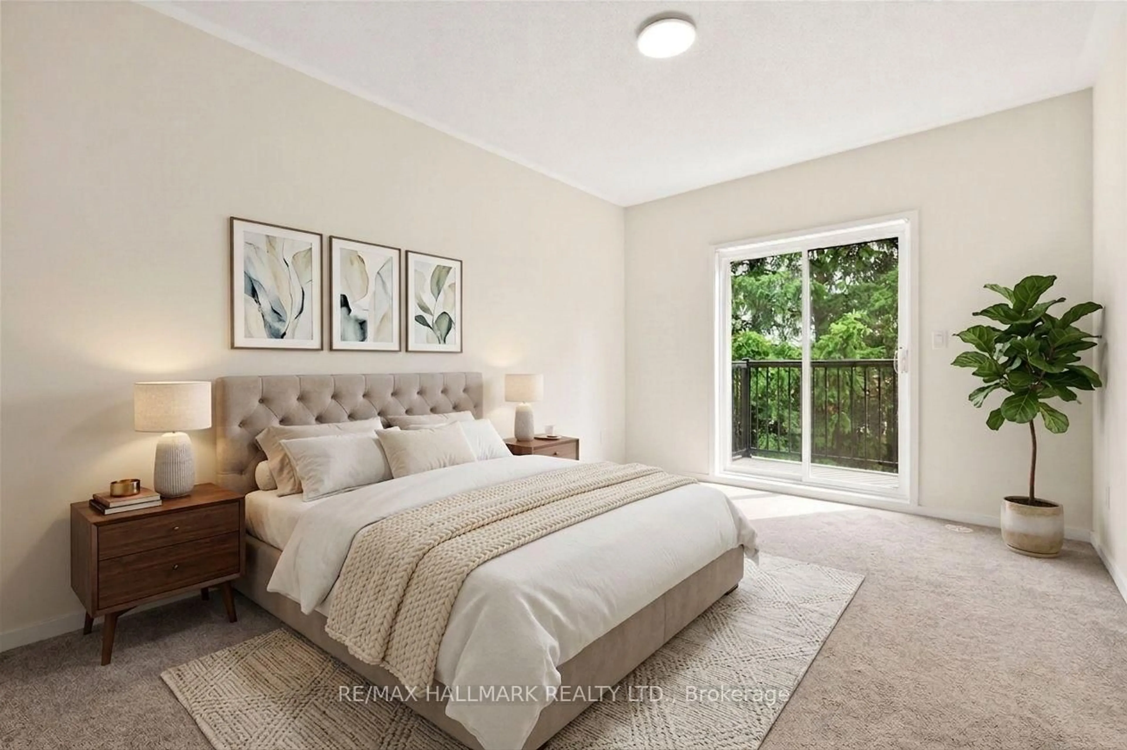 Bedroom with bed, unknown for 62 Pantheon Lane, Markham Ontario L6E 0V3