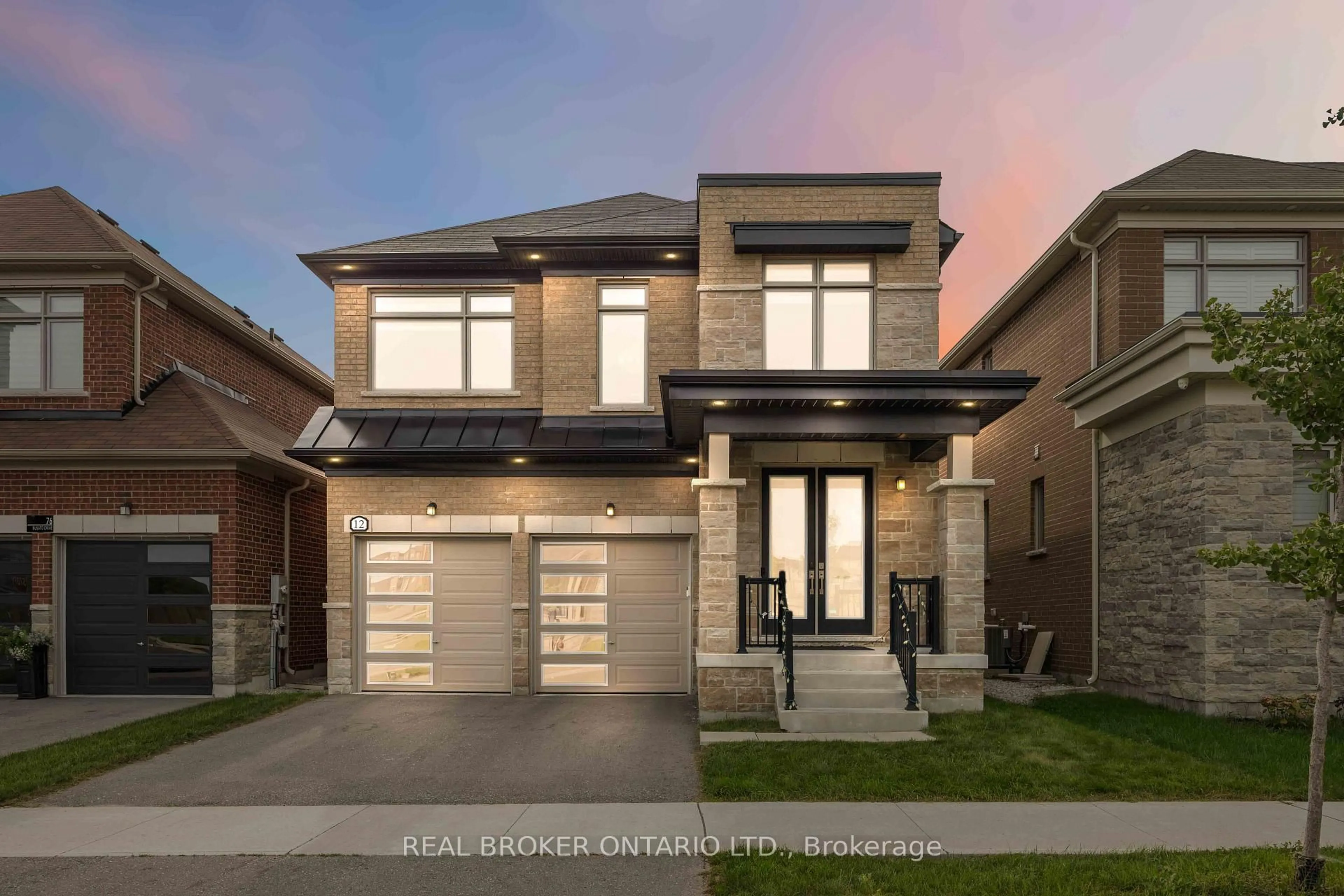 Home with brick exterior material, street for 12 Seedling Cres, Whitchurch-Stouffville Ontario L4A 4V4