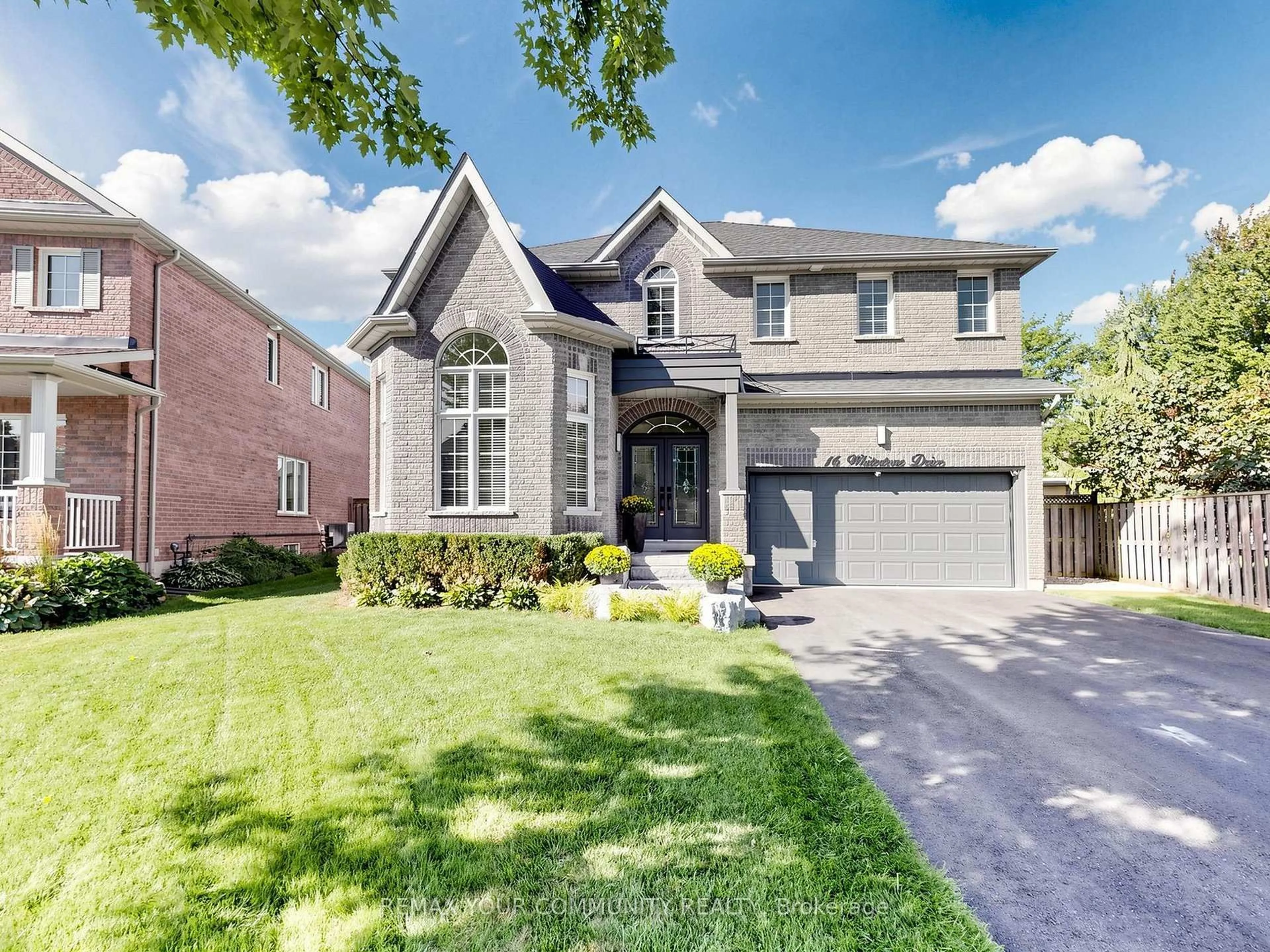 Home with brick exterior material, street for 16 Whitestone Dr, Georgina Ontario L4P 0A3