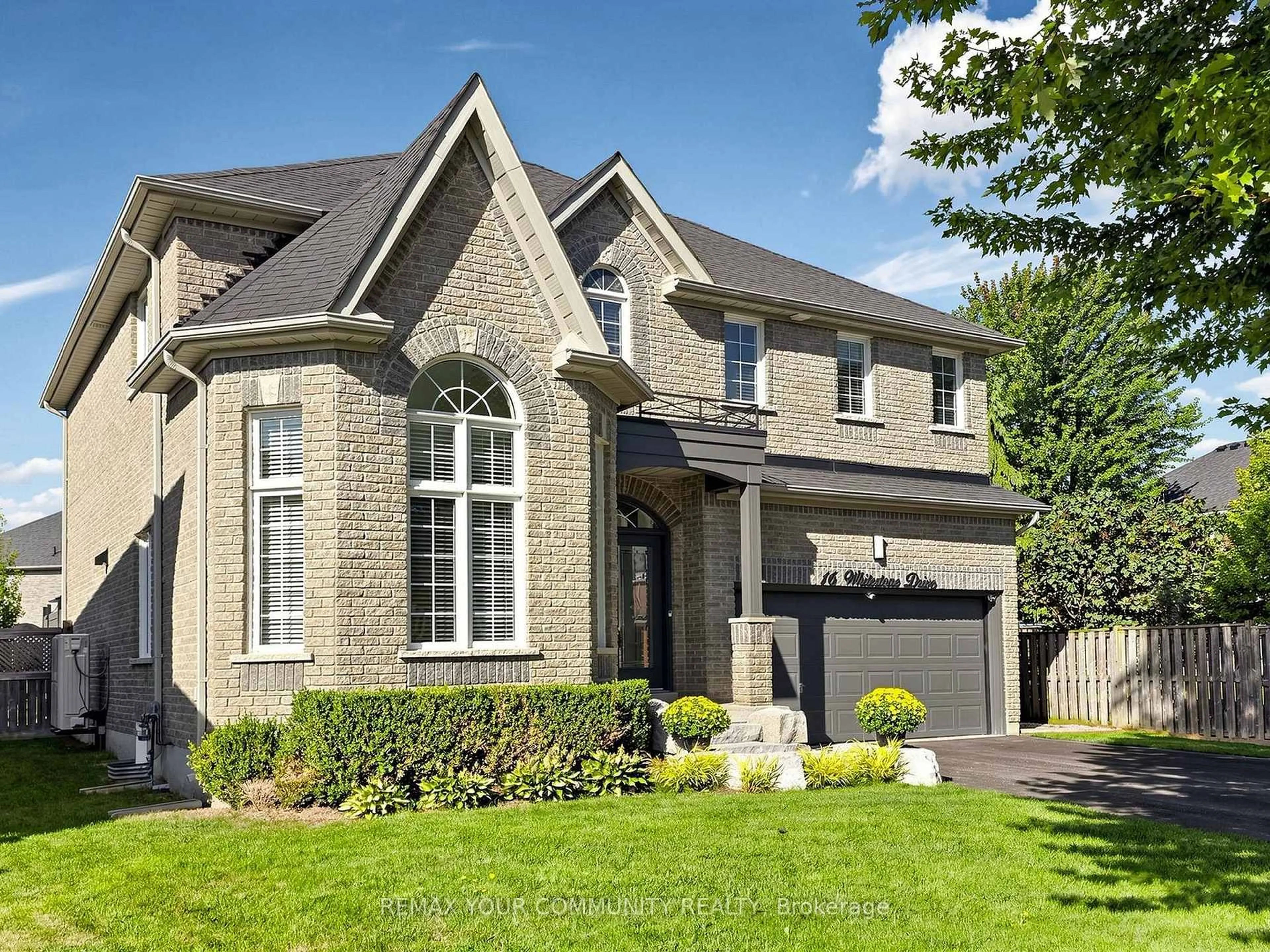 Home with brick exterior material, street for 16 Whitestone Dr, Georgina Ontario L4P 0A3