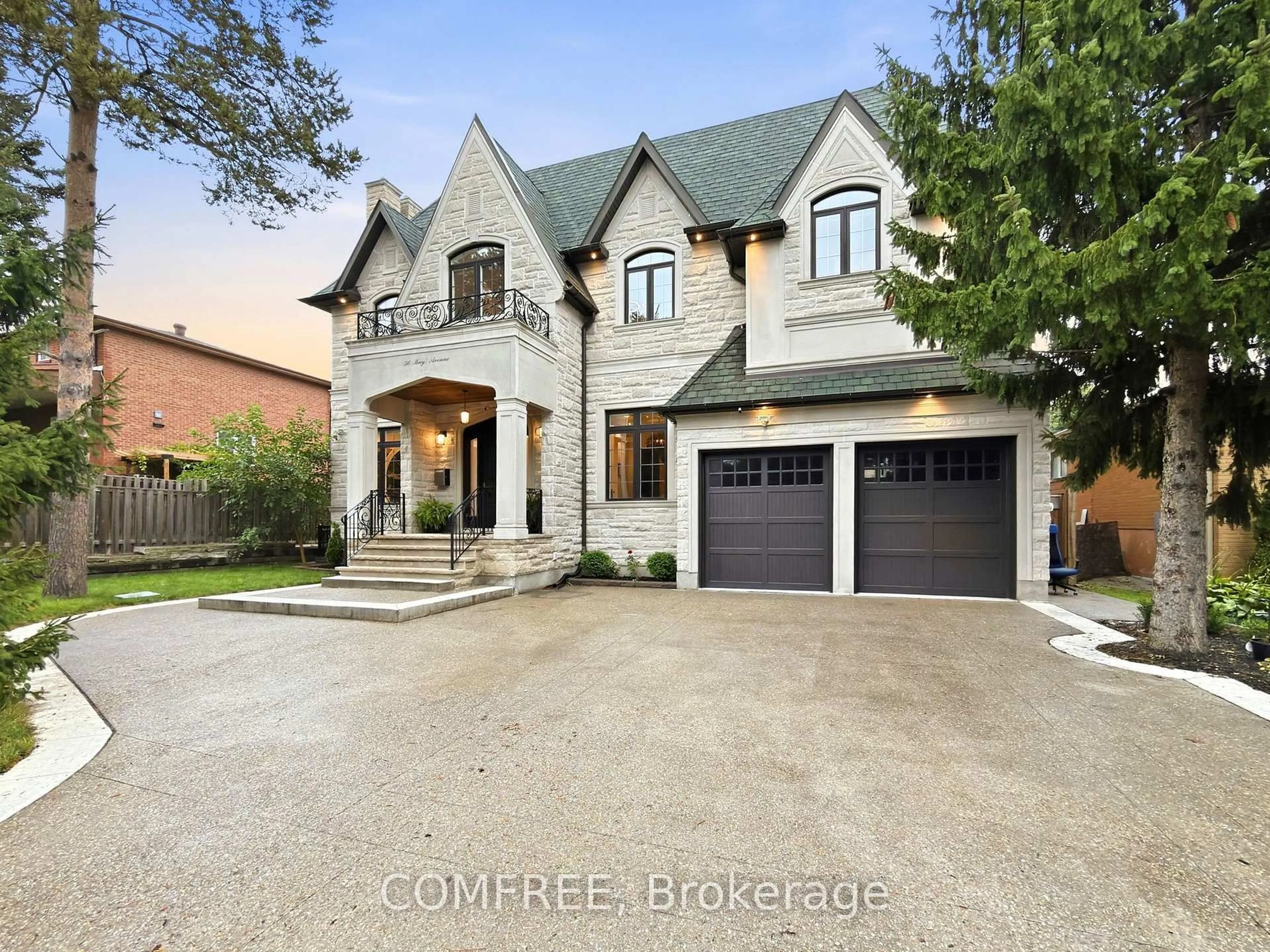 Home with brick exterior material, street for 56 May Ave, Richmond Hill Ontario L4C 3S6