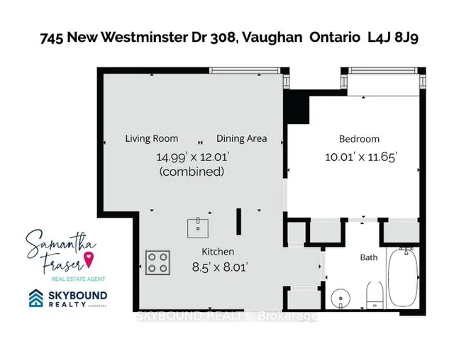 745 New Westminster Dr #308, Vaughan 3