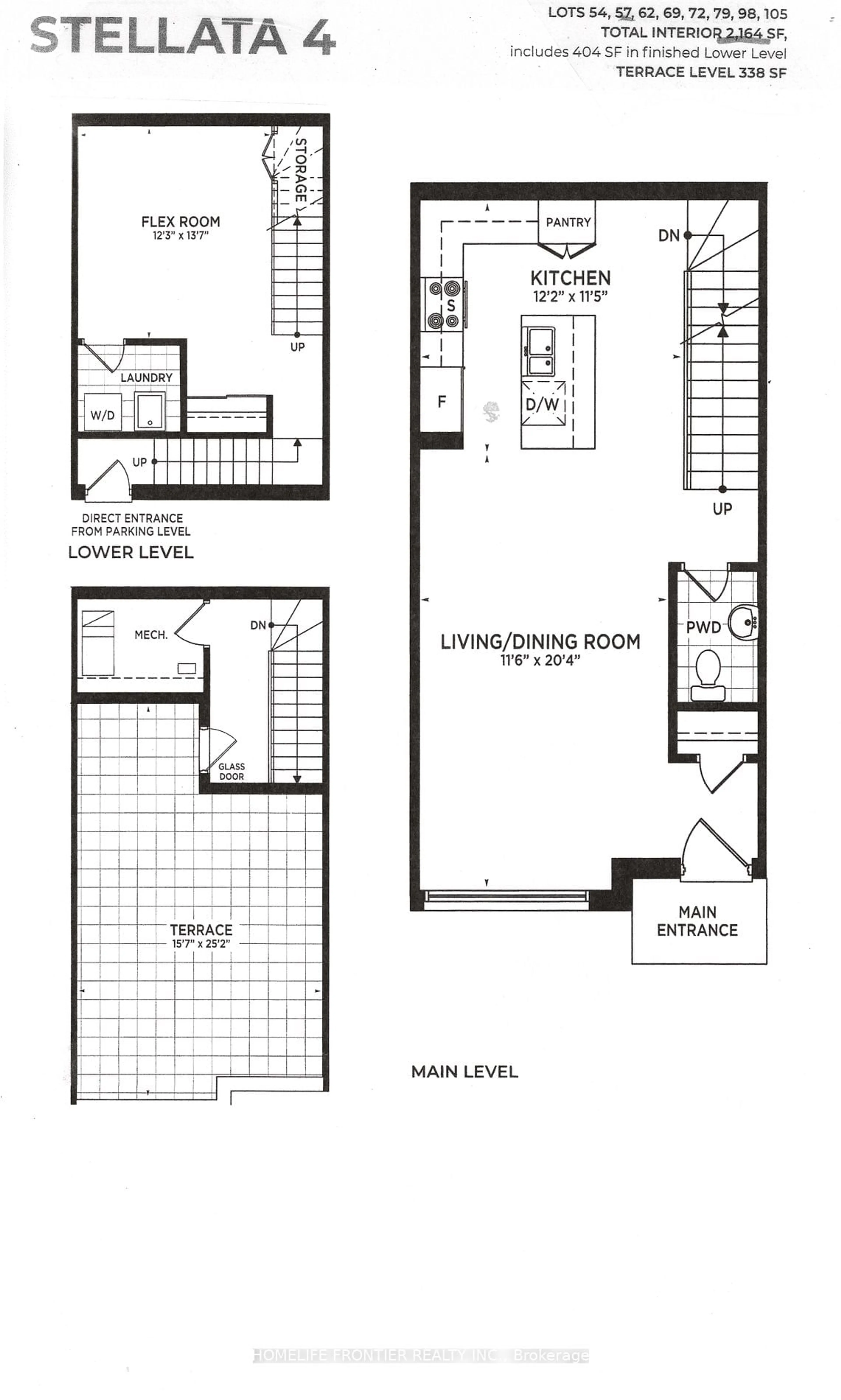 Floor plan for 300 Atkinson Ave #Potl 57, Vaughan Ontario L4J 8A2