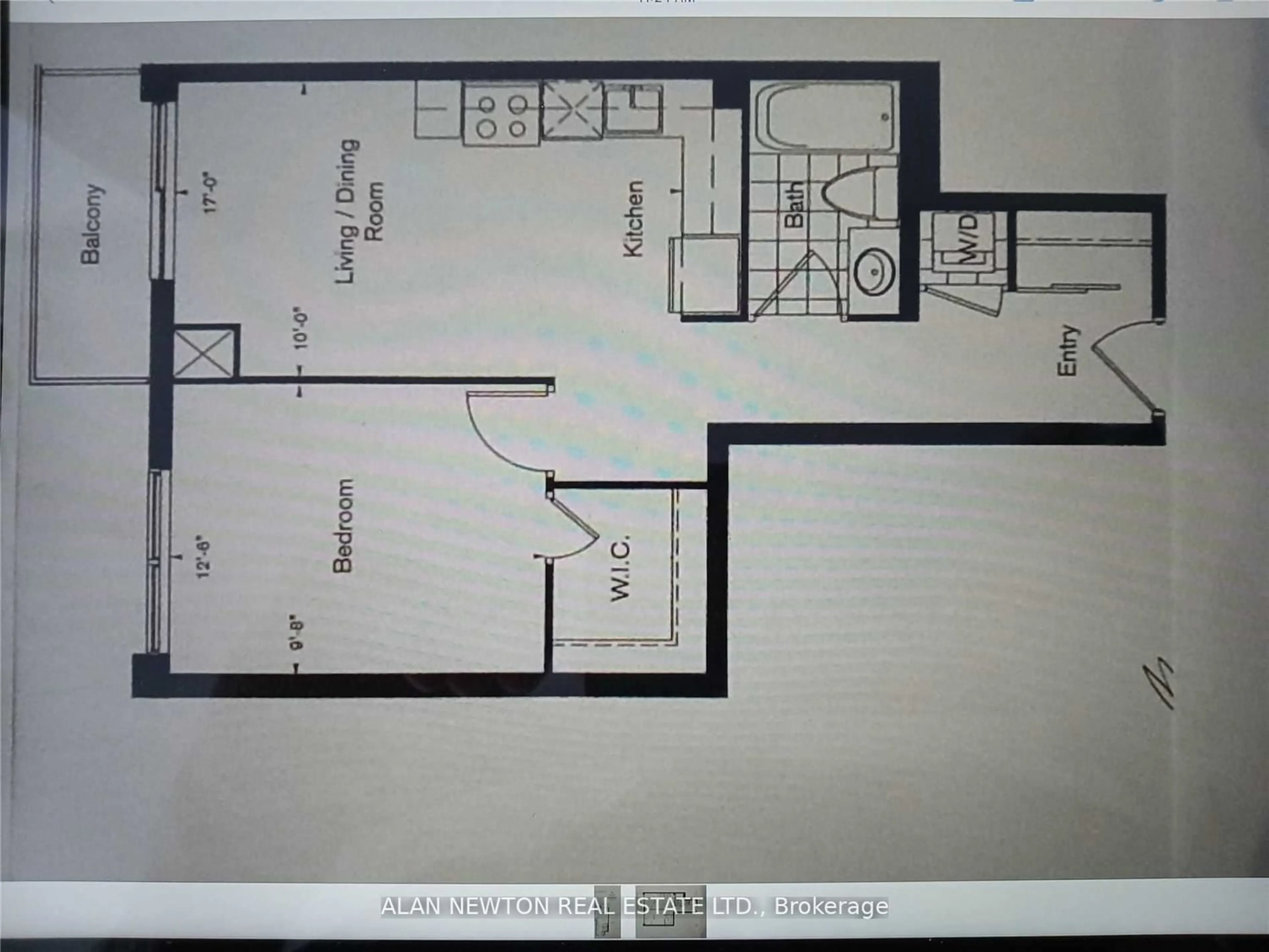 Floor plan for 75 North Park Rd #504, Vaughan Ontario L4J 0H8