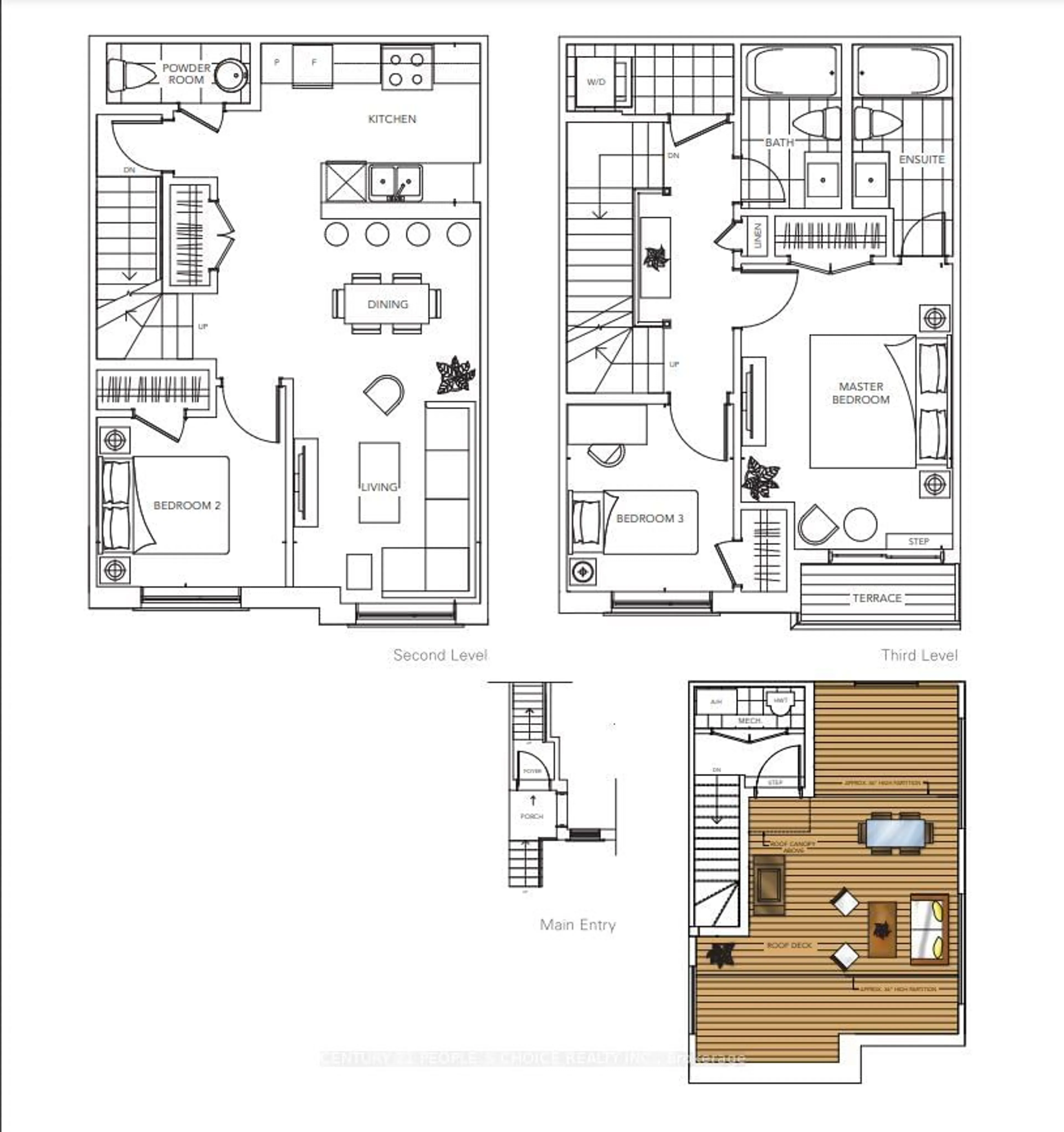 Floor plan for 253 Interchange Way, Vaughan Ontario L4K 5Z8