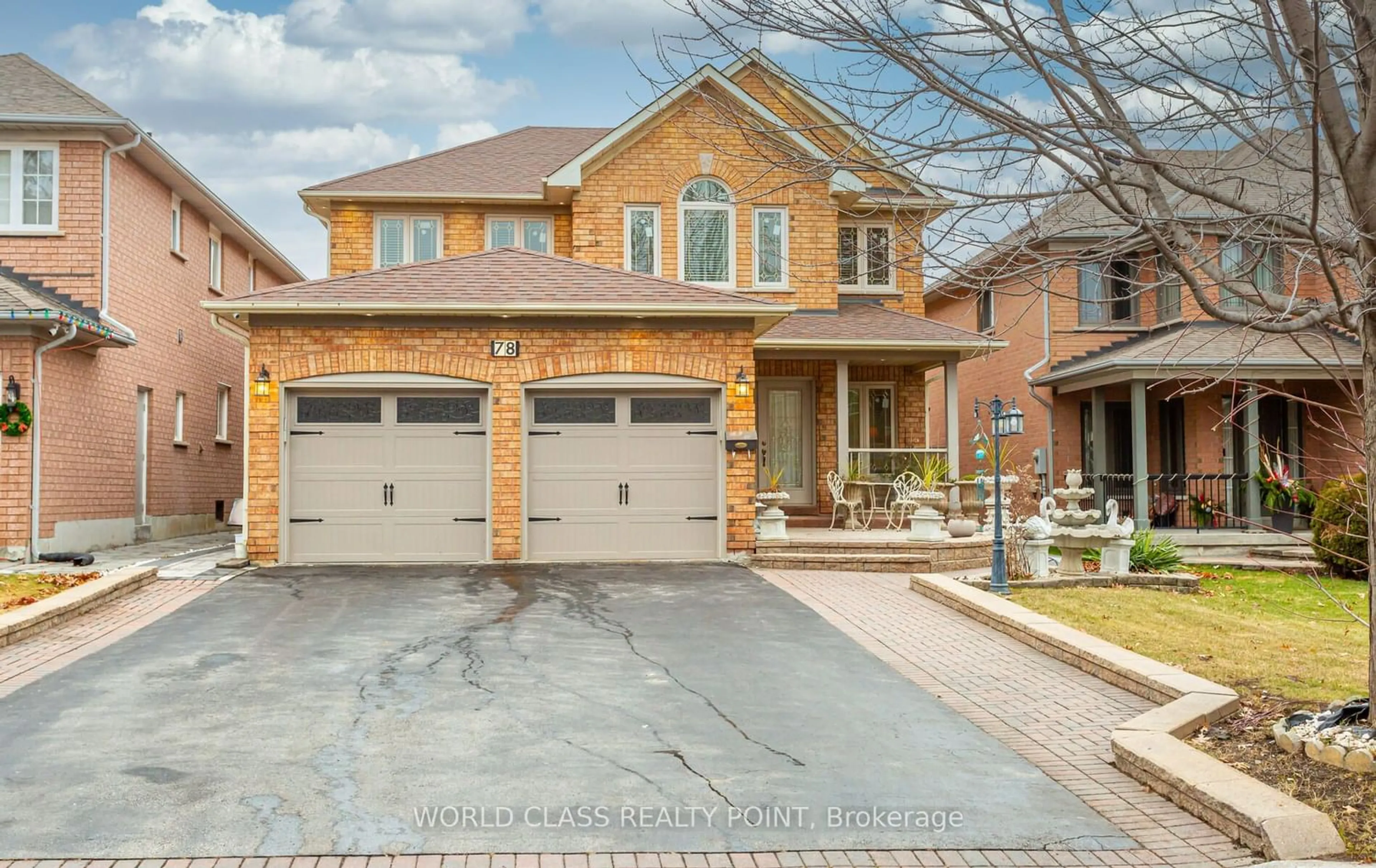 Home with brick exterior material for 78 Song Bird Dr, Markham Ontario L3S 3T8