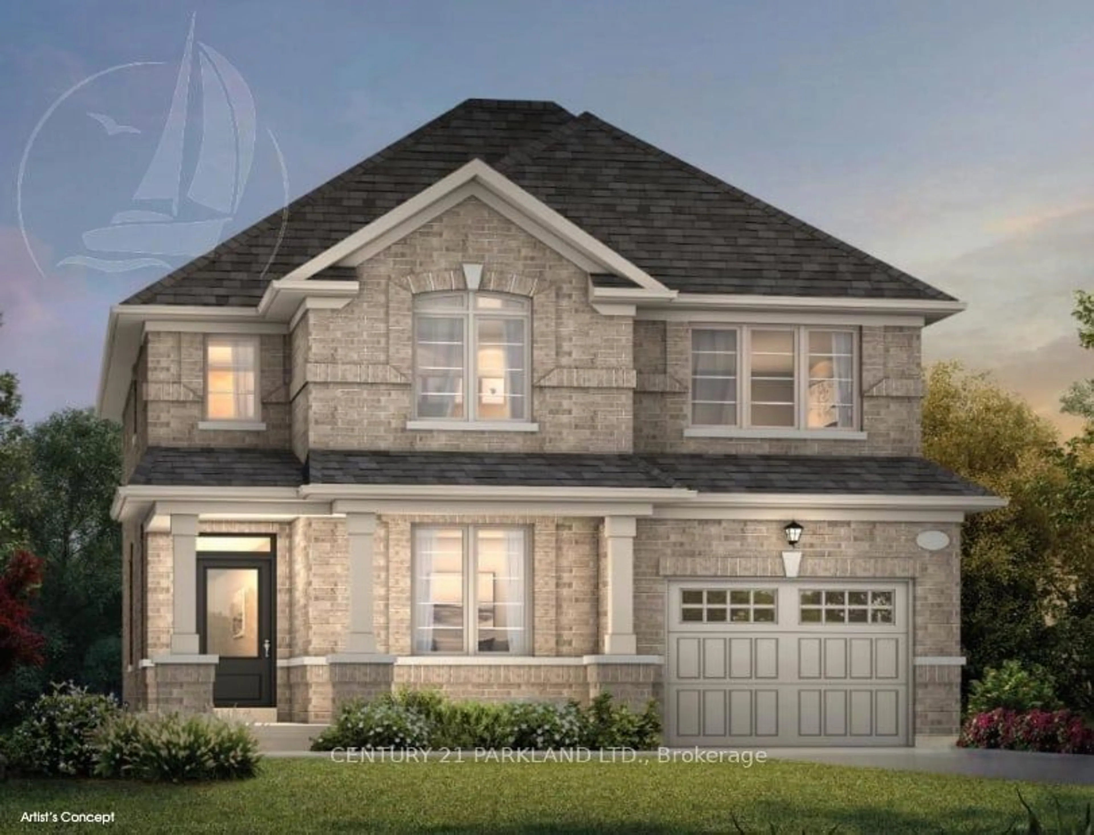 Home with brick exterior material for Lot 123 Davis Loop, Innisfil Ontario L0L 0B1