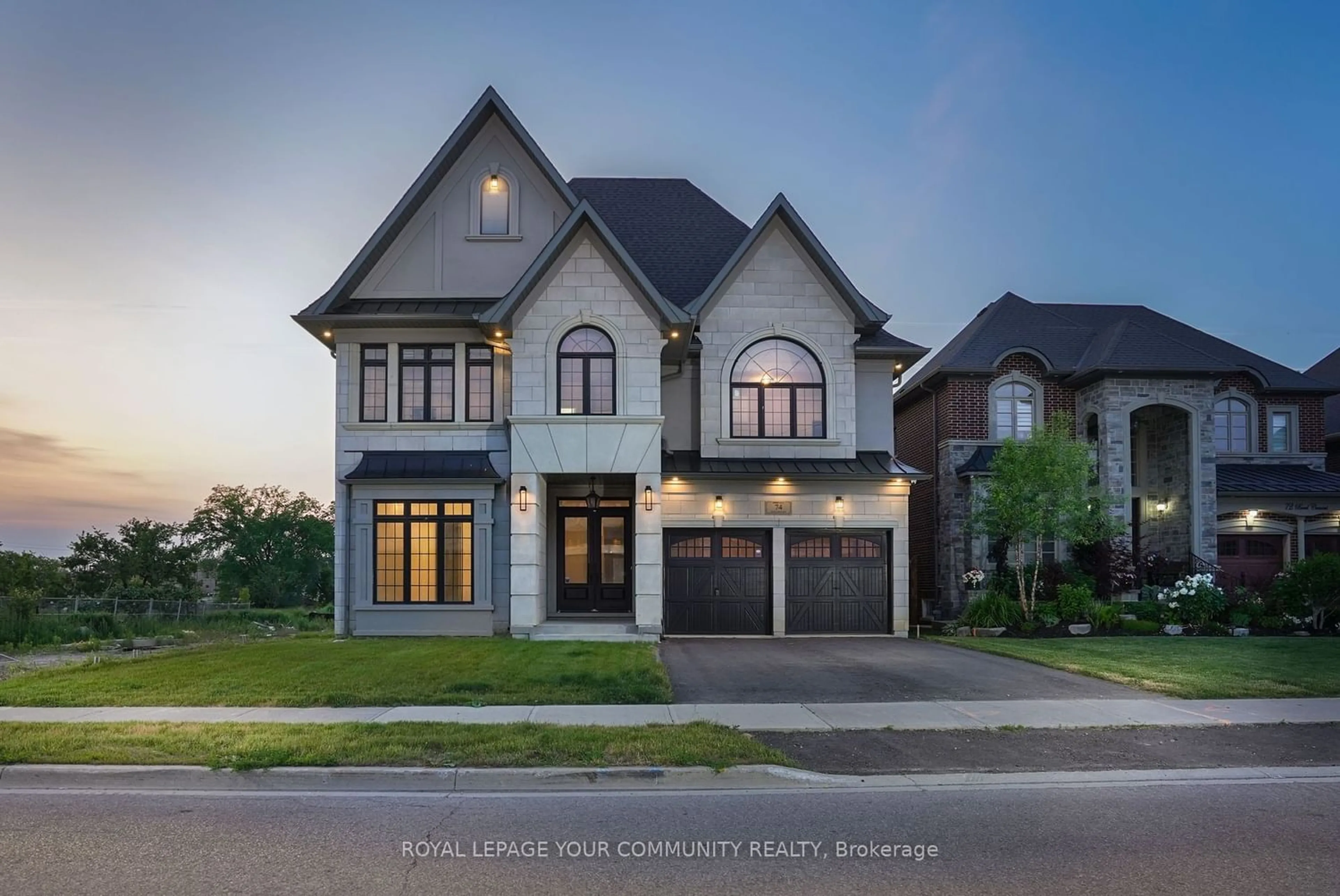 Home with brick exterior material for 74 Bond Cres, Richmond Hill Ontario L4E 3K6