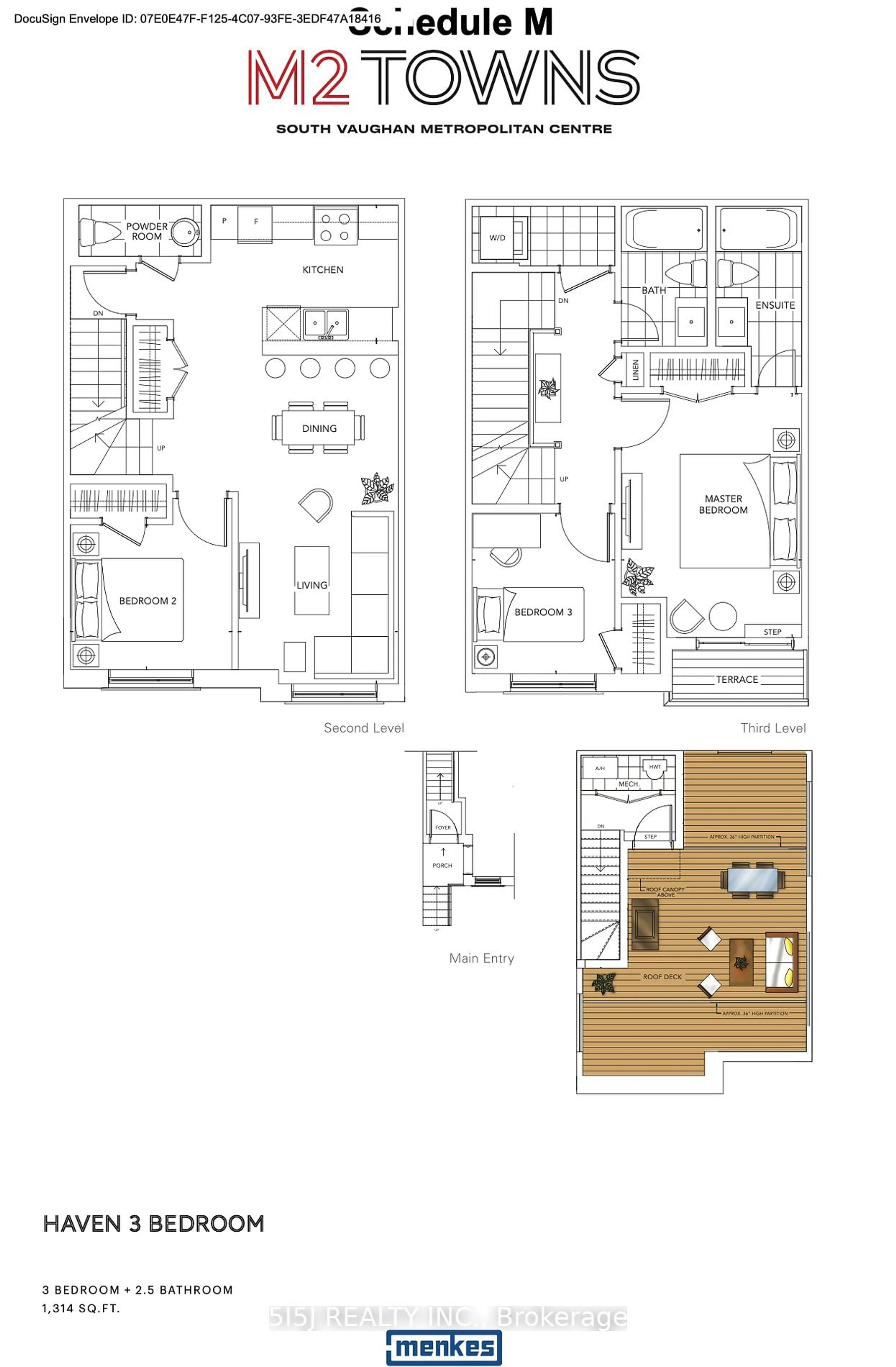 Floor plan for 150 Honeycrisp Cres #529, Vaughan Ontario L4K 0N7
