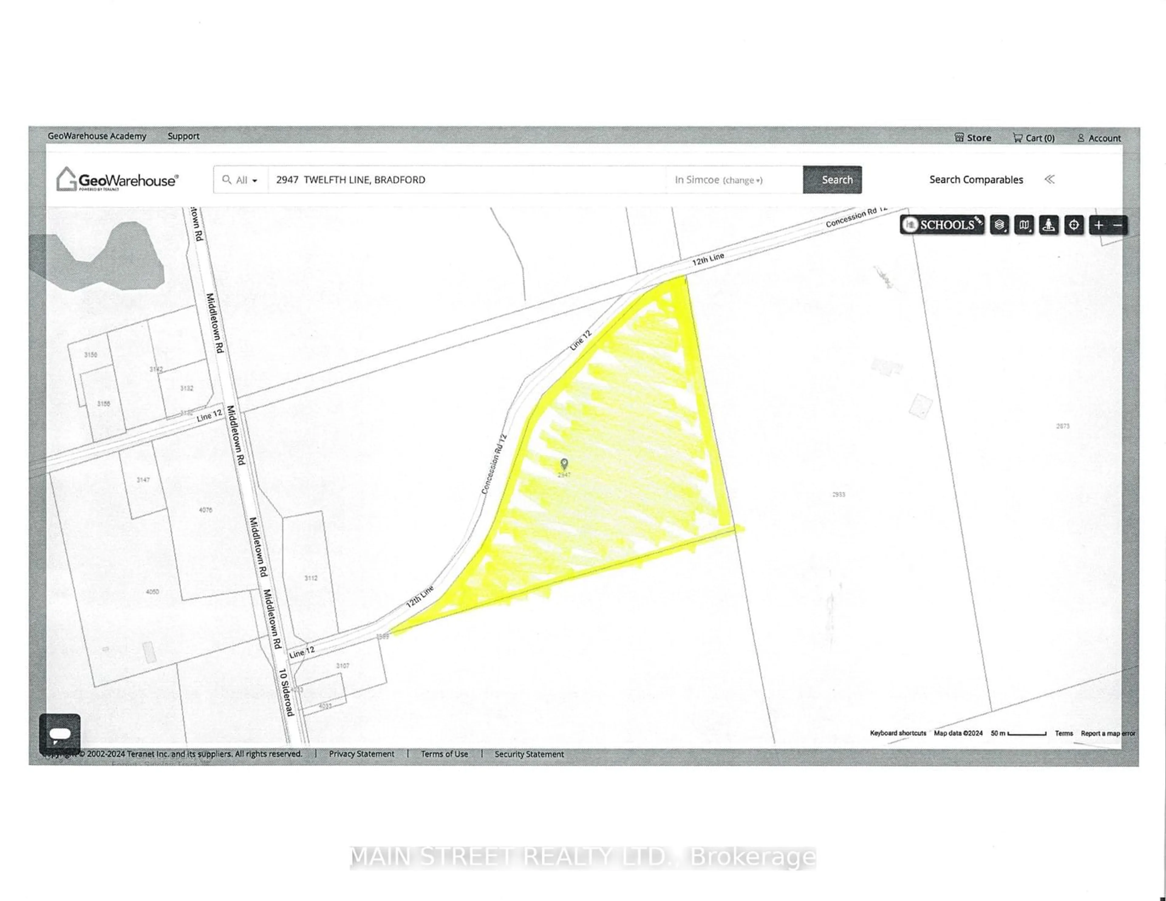 Floor plan for 2947 Twelfth Line, Bradford West Gwillimbury Ontario L3Z 2A5