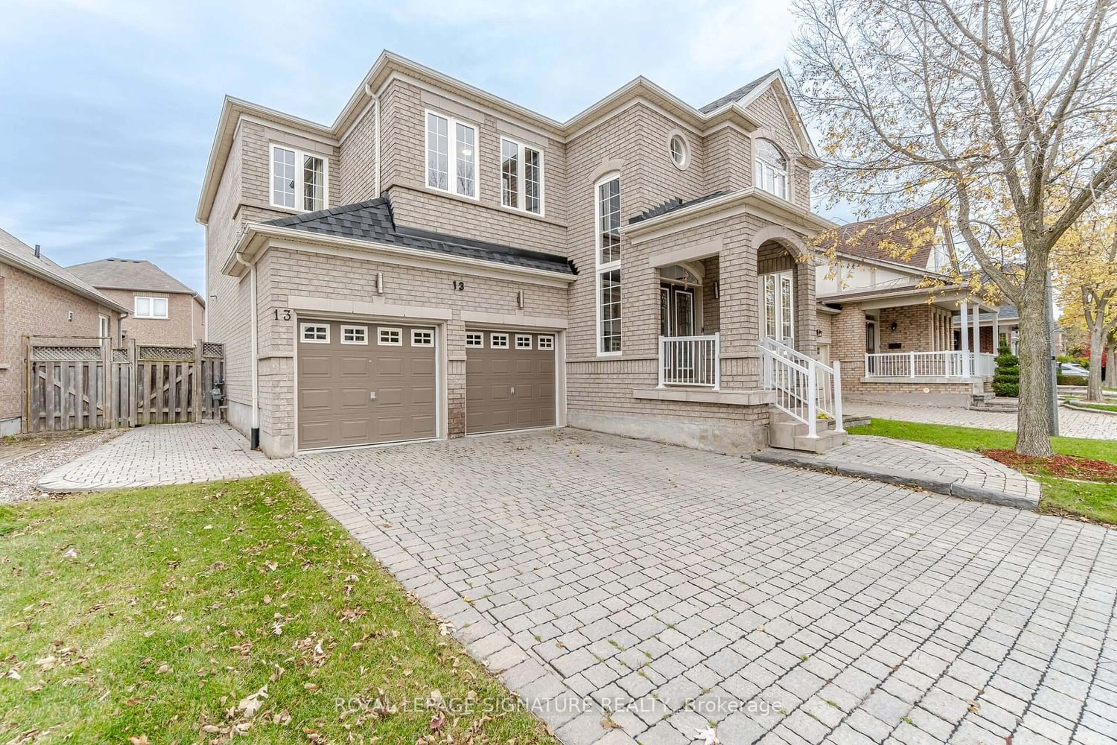 Home with brick exterior material for 13 Victoria Wood Ave, Markham Ontario L6E 1X7