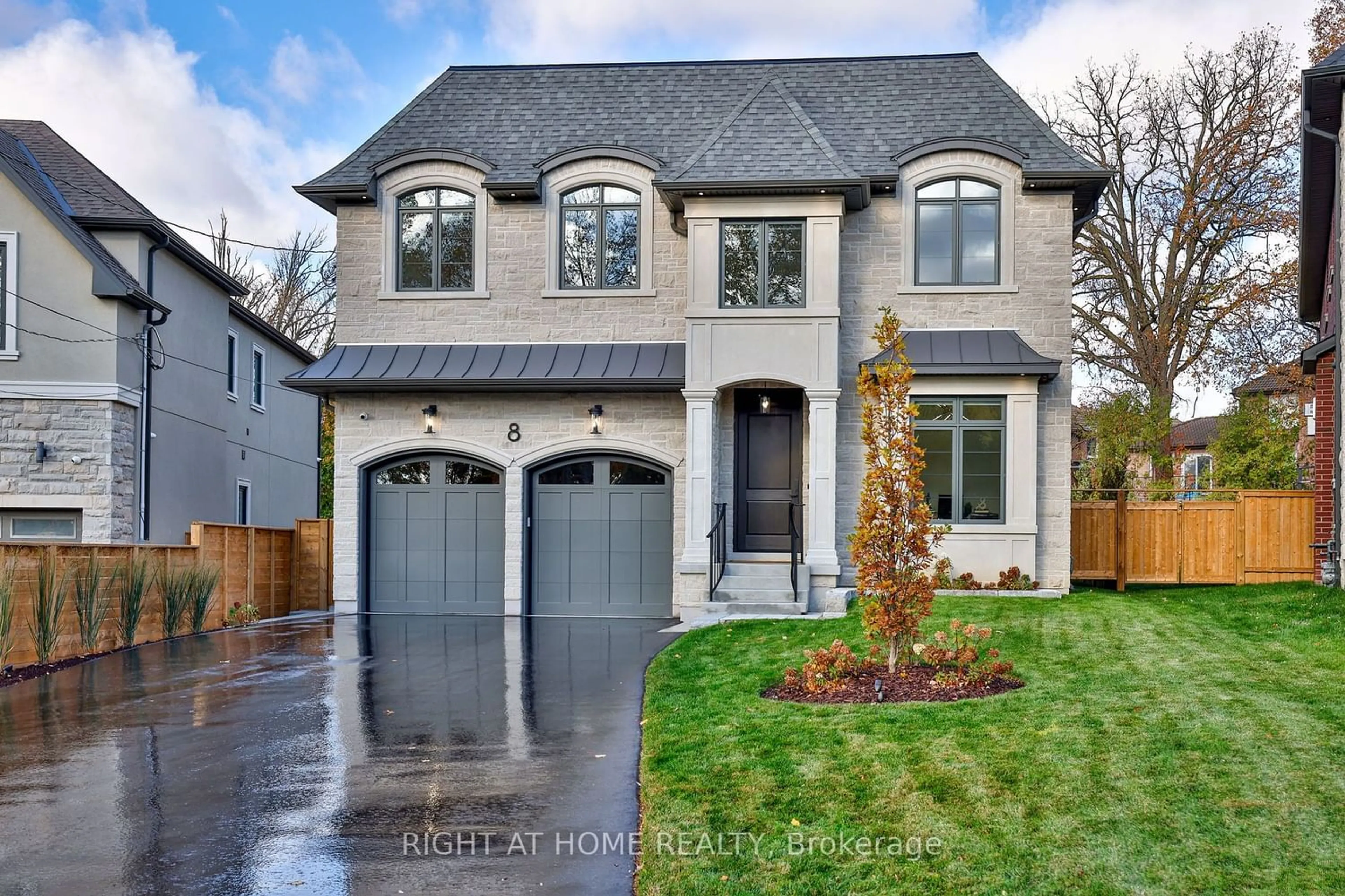 Home with brick exterior material for 8 Hughson Dr, Markham Ontario L3R 2T4