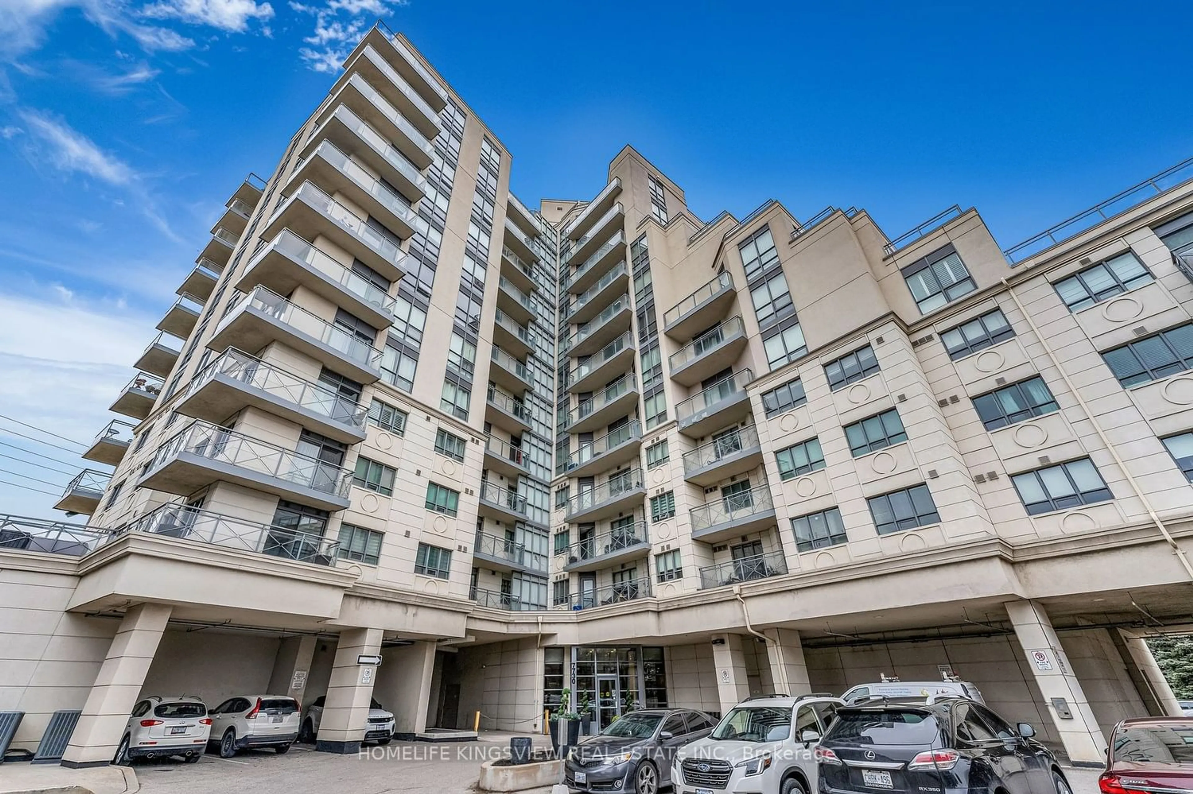 A pic from exterior of the house or condo for 7730 Kipling Ave #206, Vaughan Ontario L4L 1Y7