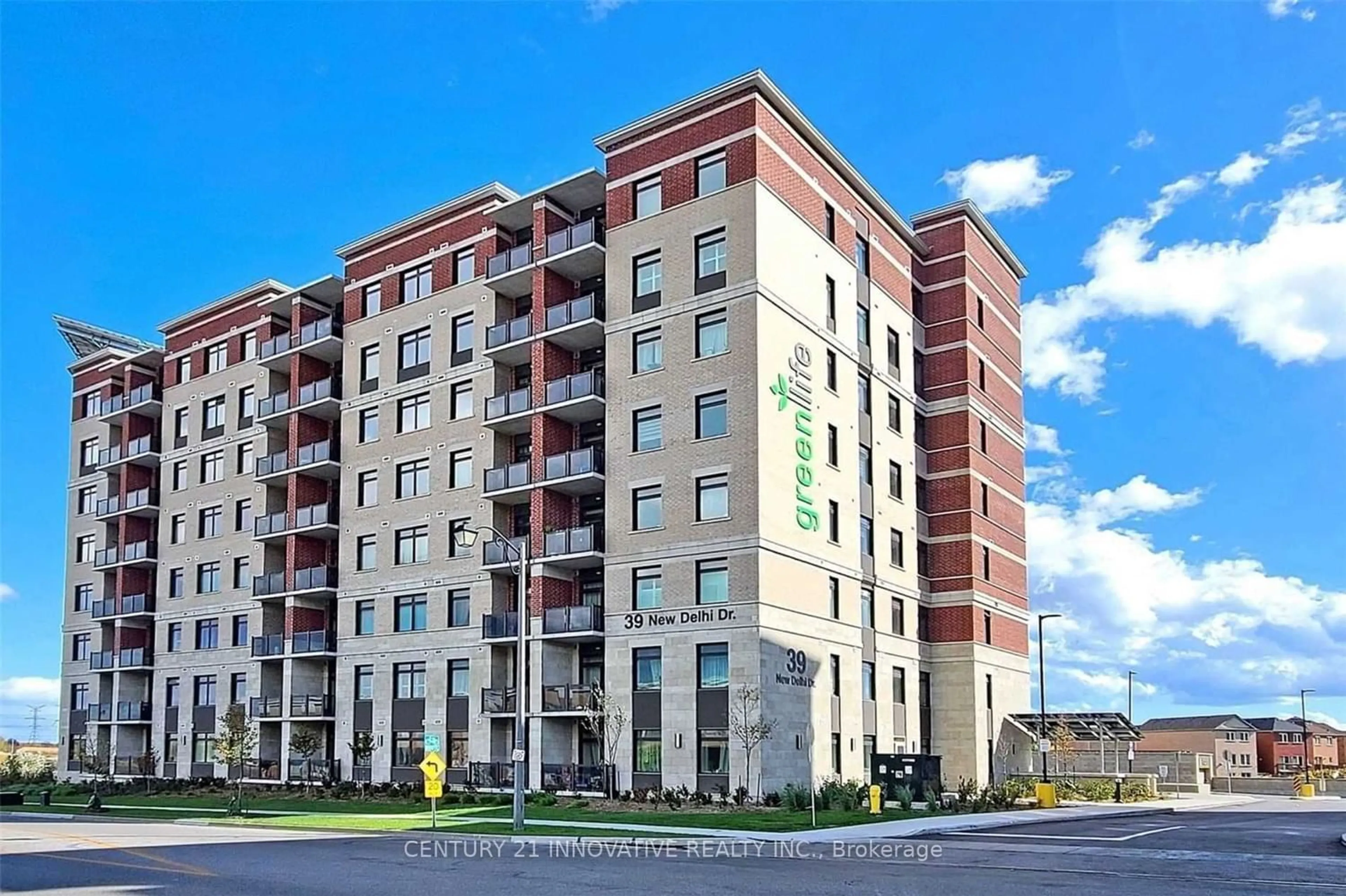 A pic from exterior of the house or condo for 39 New Delhi Dr #507, Markham Ontario L3S 0G5