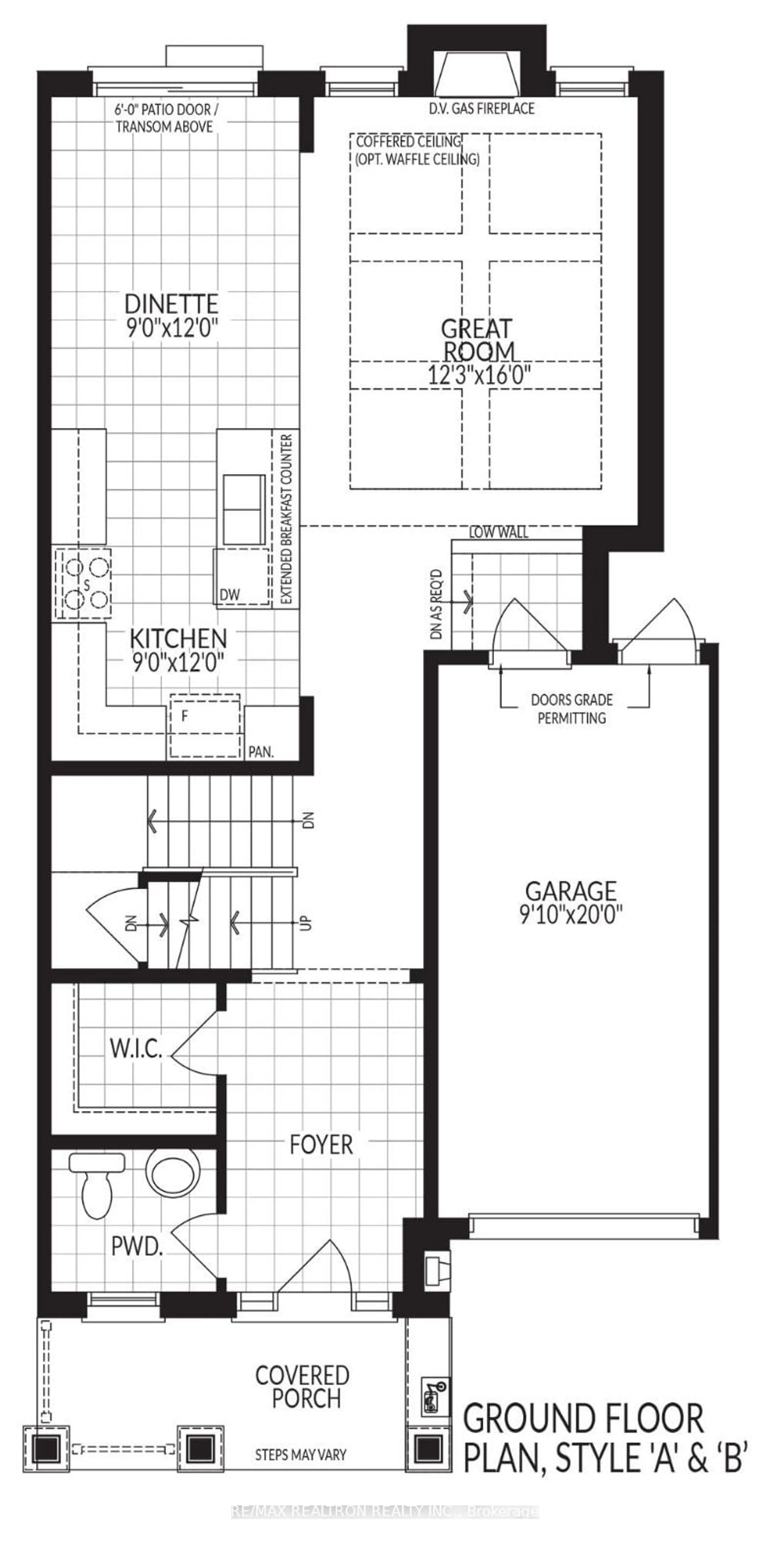 Floor plan for 73 Jim Mortson Dr, East Gwillimbury Ontario L9N 0R8