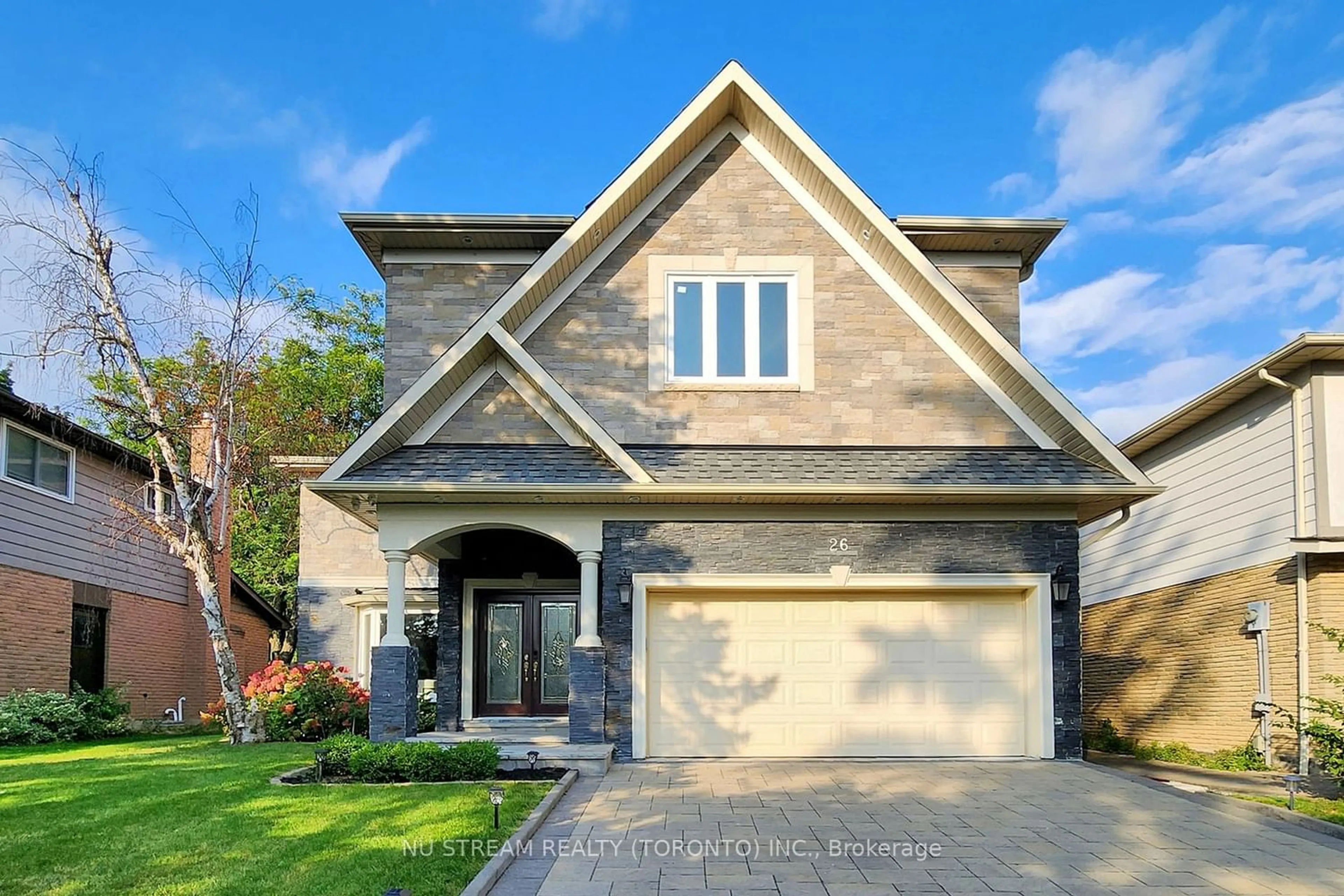 Home with brick exterior material for 26 Liebeck Cres, Markham Ontario L3R 1Y5